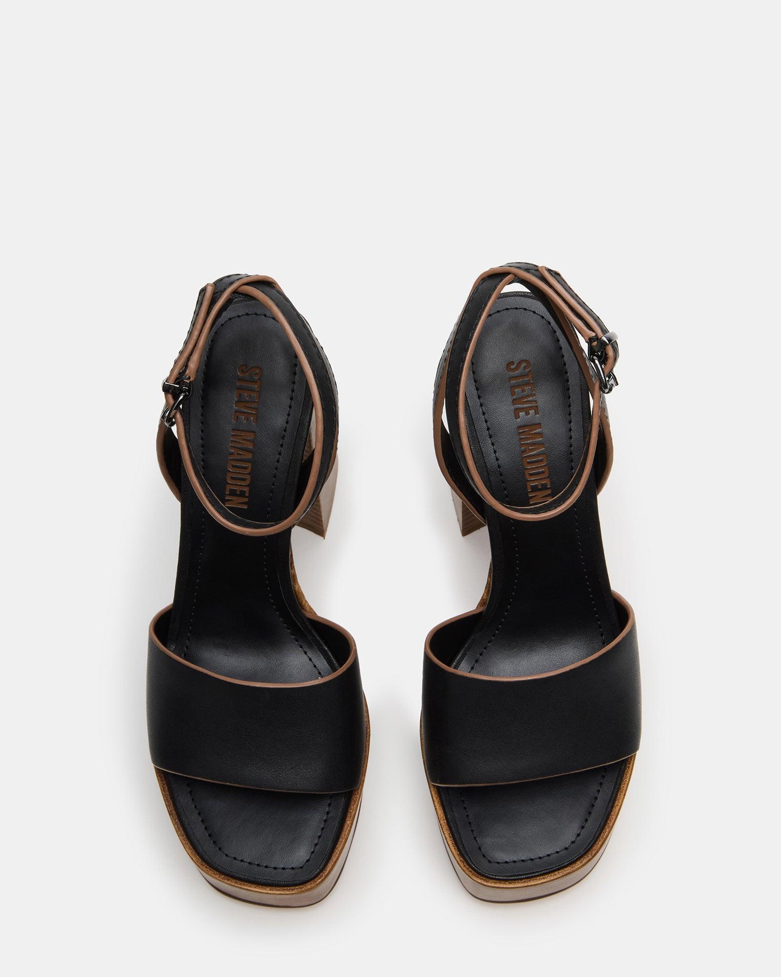 FLORIA BLACK LEATHER Female Product Image