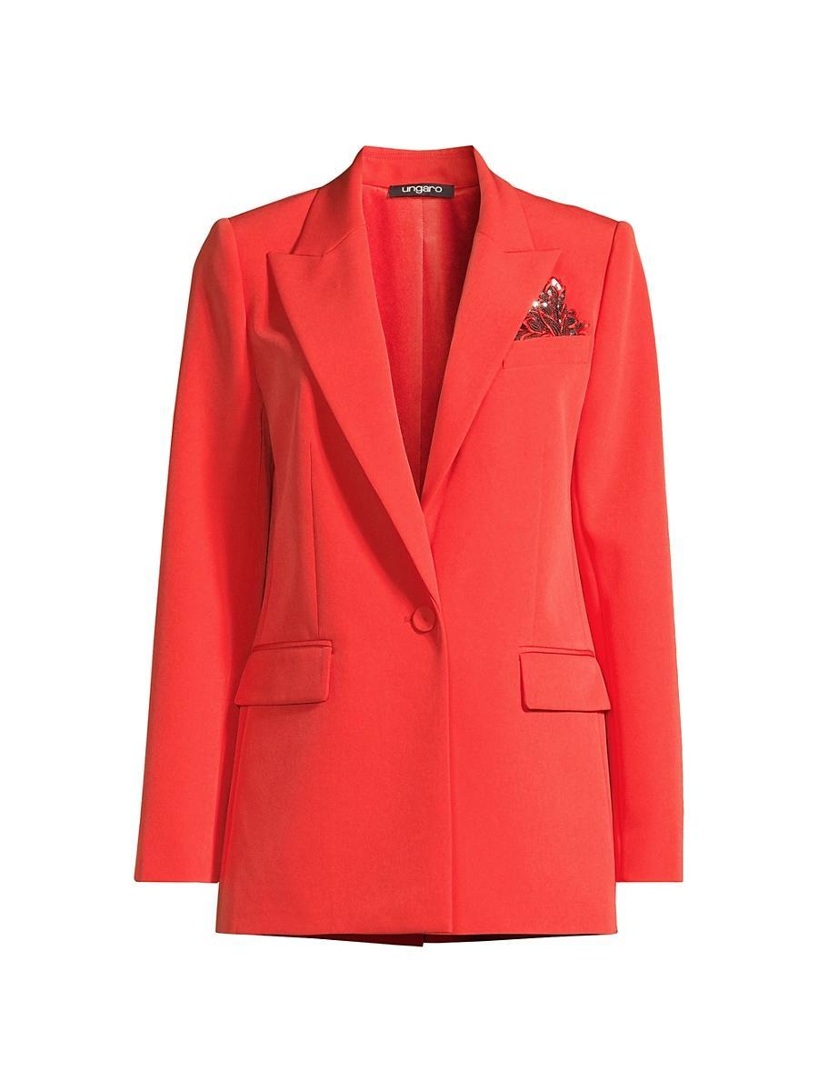 Womens Krya Sequin-Embellished Jacket Product Image