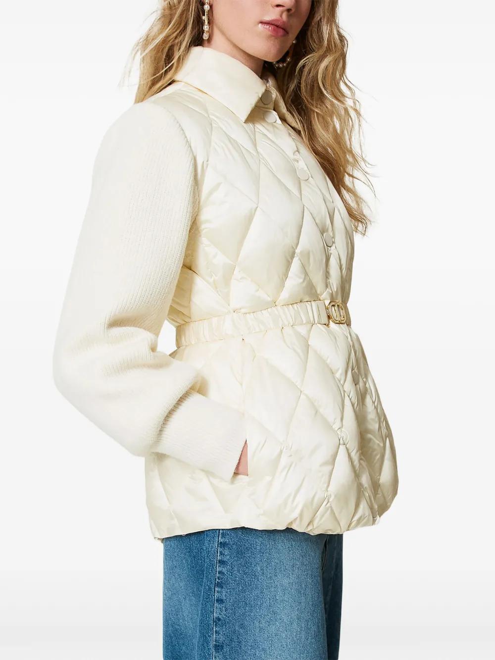 panelled quilted jacket Product Image