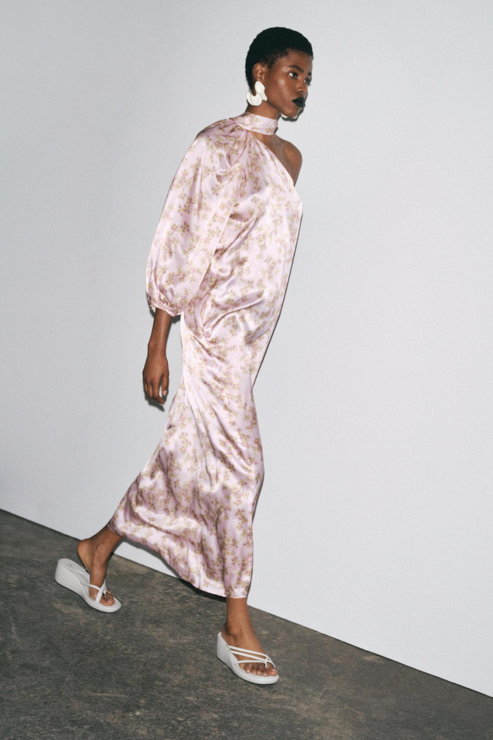 LIMITED EDITION 100% SILK ASYMMETRIC DRESS Product Image