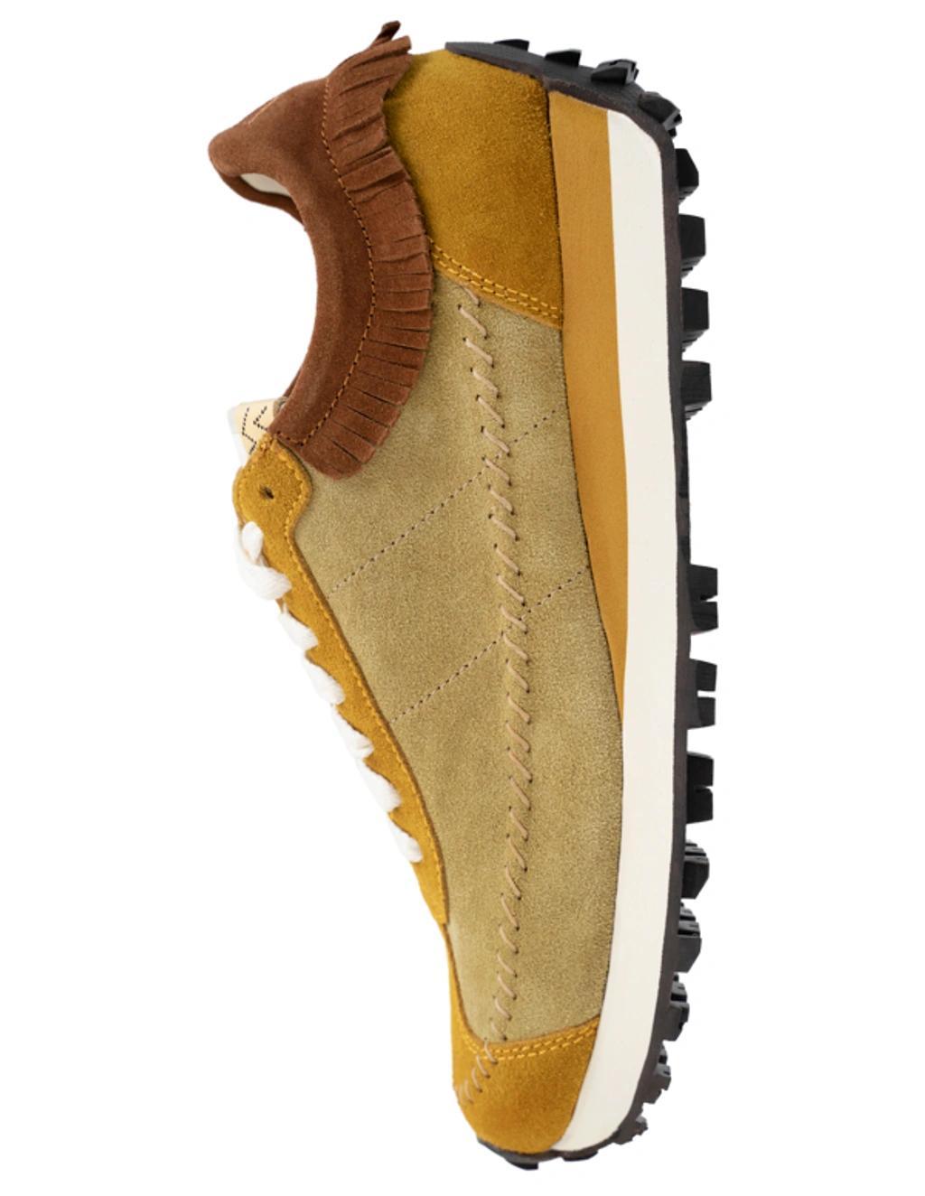 VISVIM Yellow & Brown Walpi Runner Sneakers Product Image