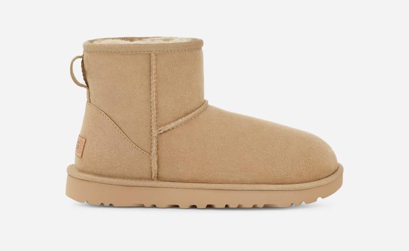 UGG Womens Classic Mini II Sheepskin Classic Boots Product Image