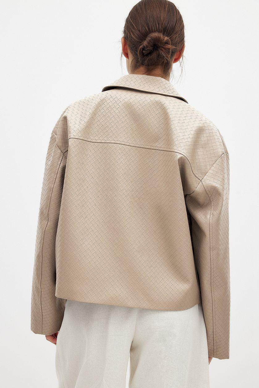 Braided Pu Jacket Product Image