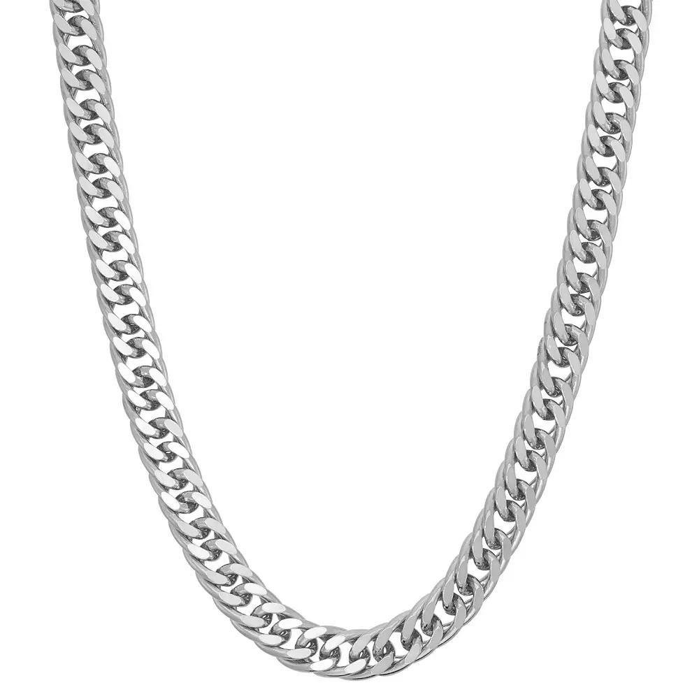 Men's Sterling Silver Miami 4.6mm Cuban Curb Chain Necklace, Size: 20", Gold Tone Product Image