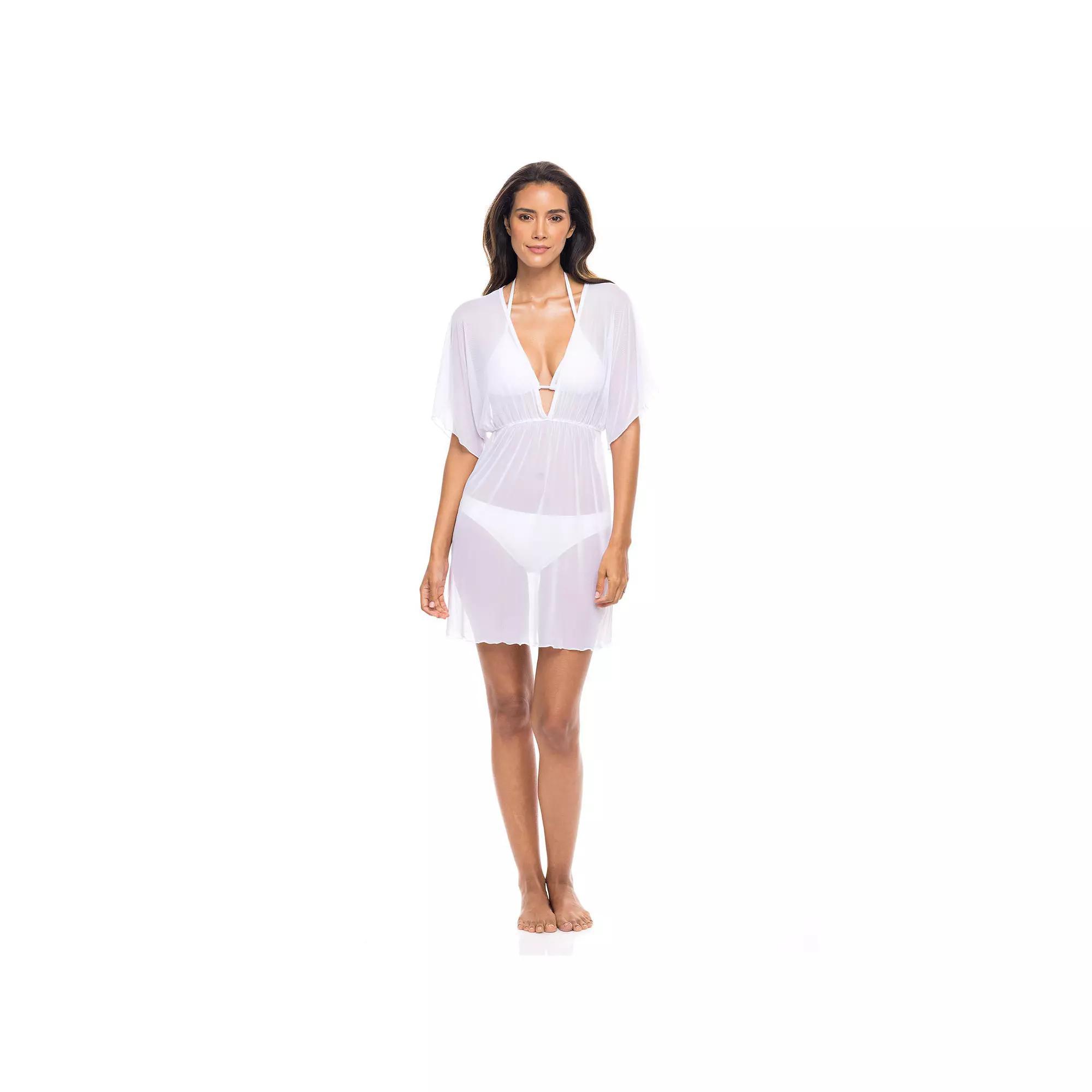 Womens Jordan Taylor Power Mesh Dolman Swim Cover-Up Tunic Product Image