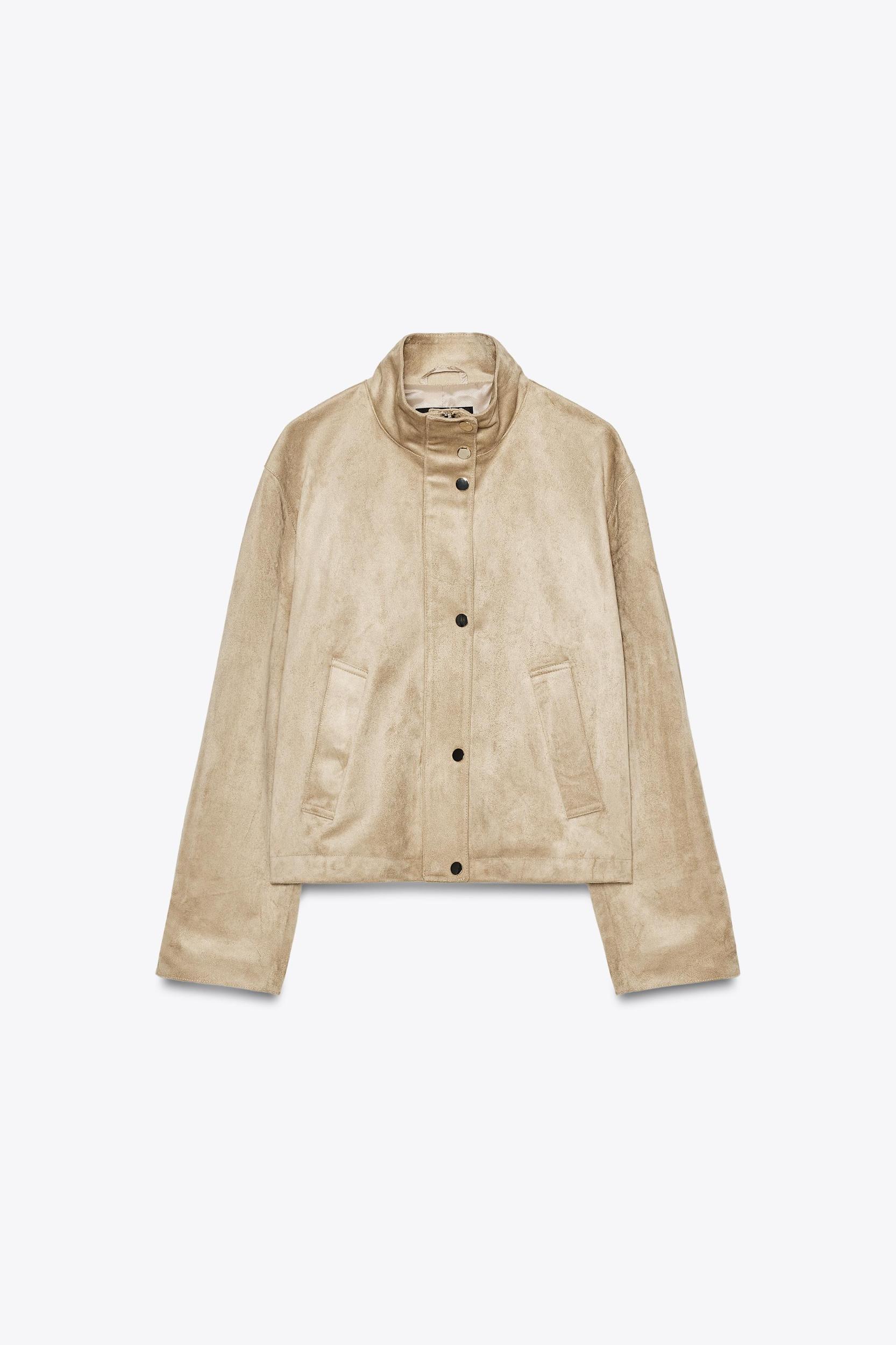 FAUX SUEDE JACKET Product Image