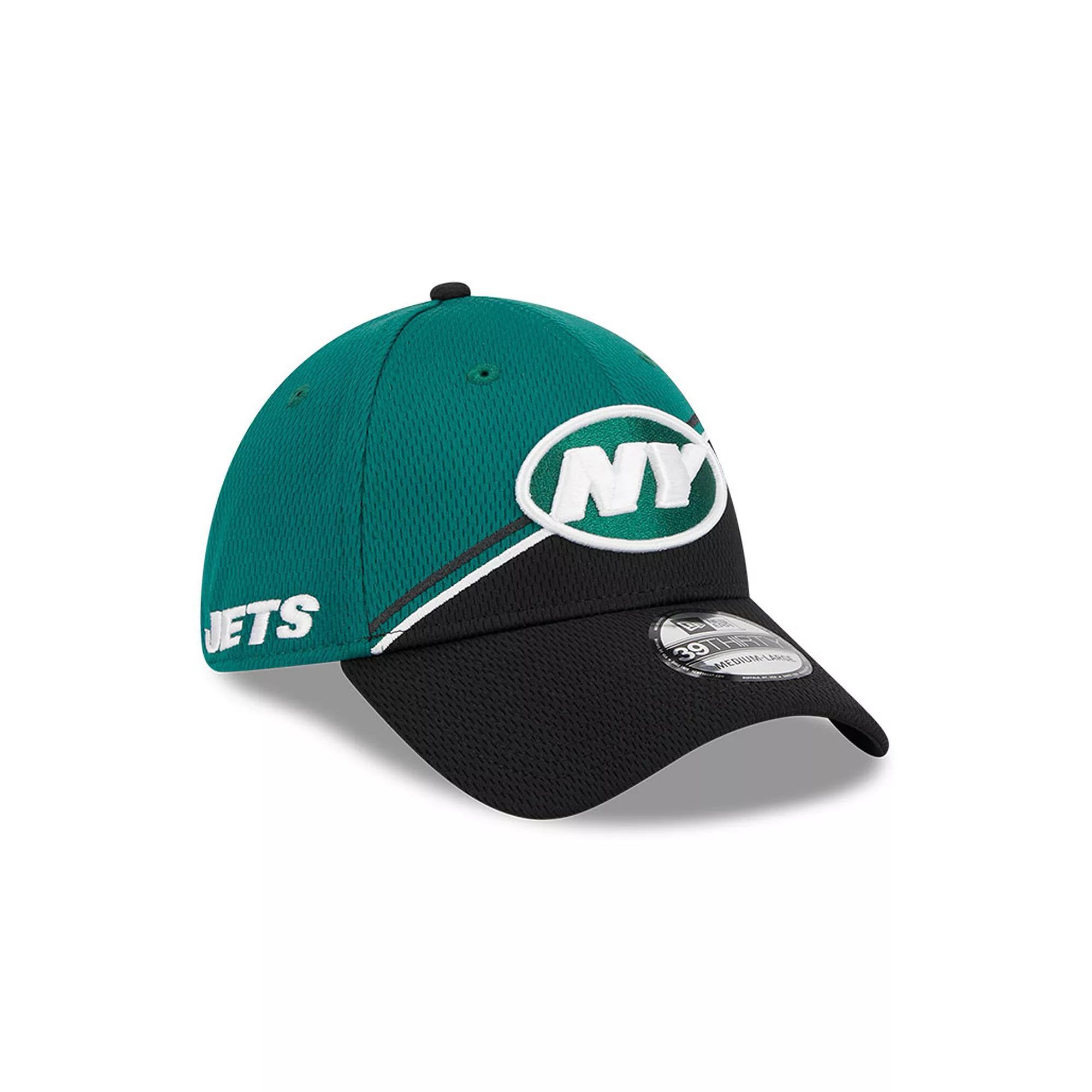 Men's New Era  Green/Black New York Jets 2023 Sideline 39THIRTY Flex Hat, Size: Large/XL Product Image