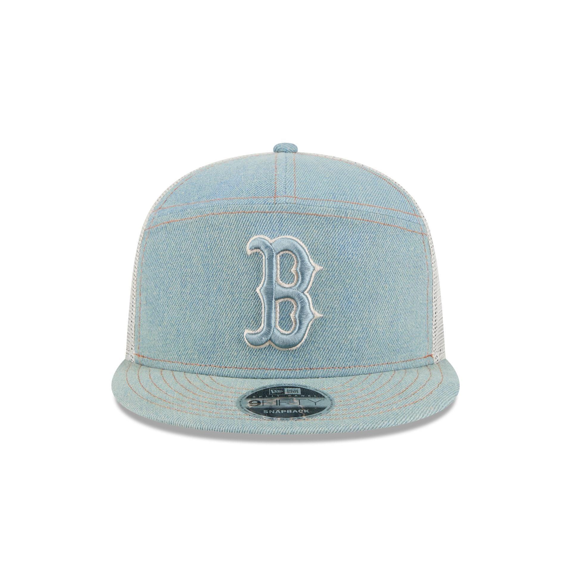 Chicago Cubs Denim Split Panel 9FIFTY Trucker Hat Male Product Image