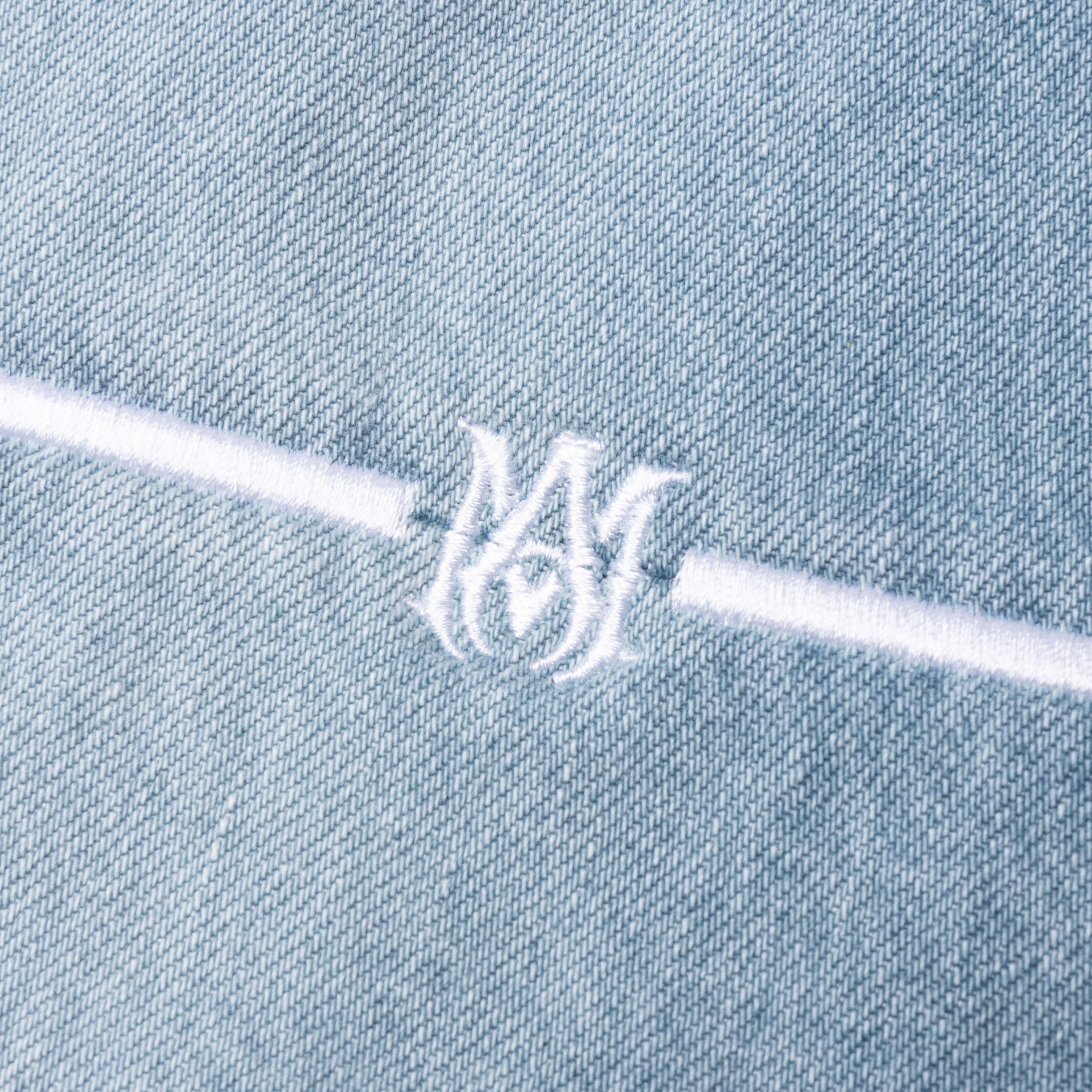 Straight Fit Aloha Patch Jean - Faded Indigo Male Product Image