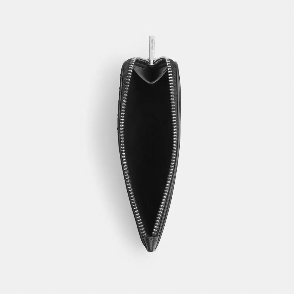 New York Zip Card Case In Loved Leather Product Image