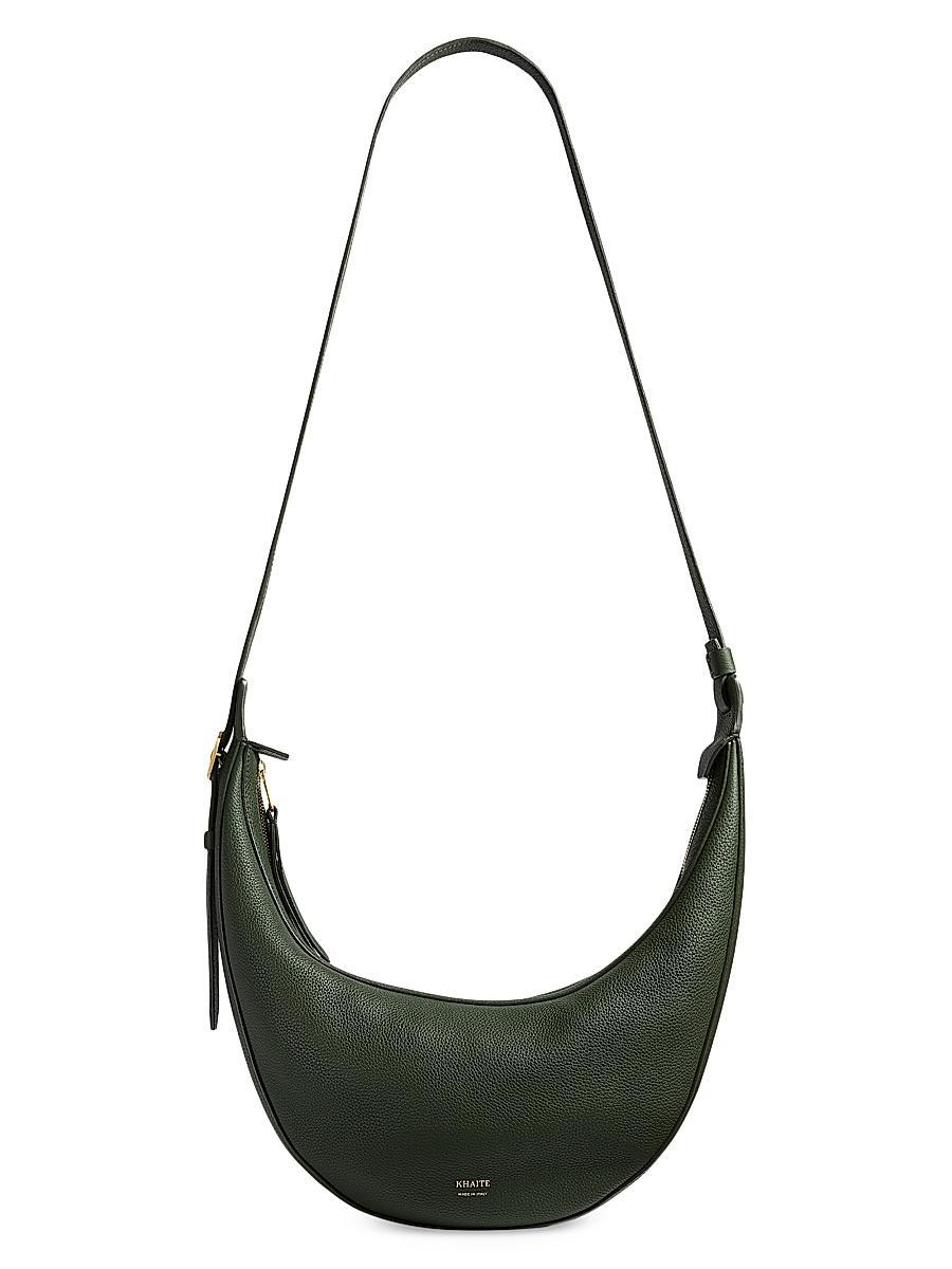 Womens Small Augustina Leather Crossbody Bag Product Image