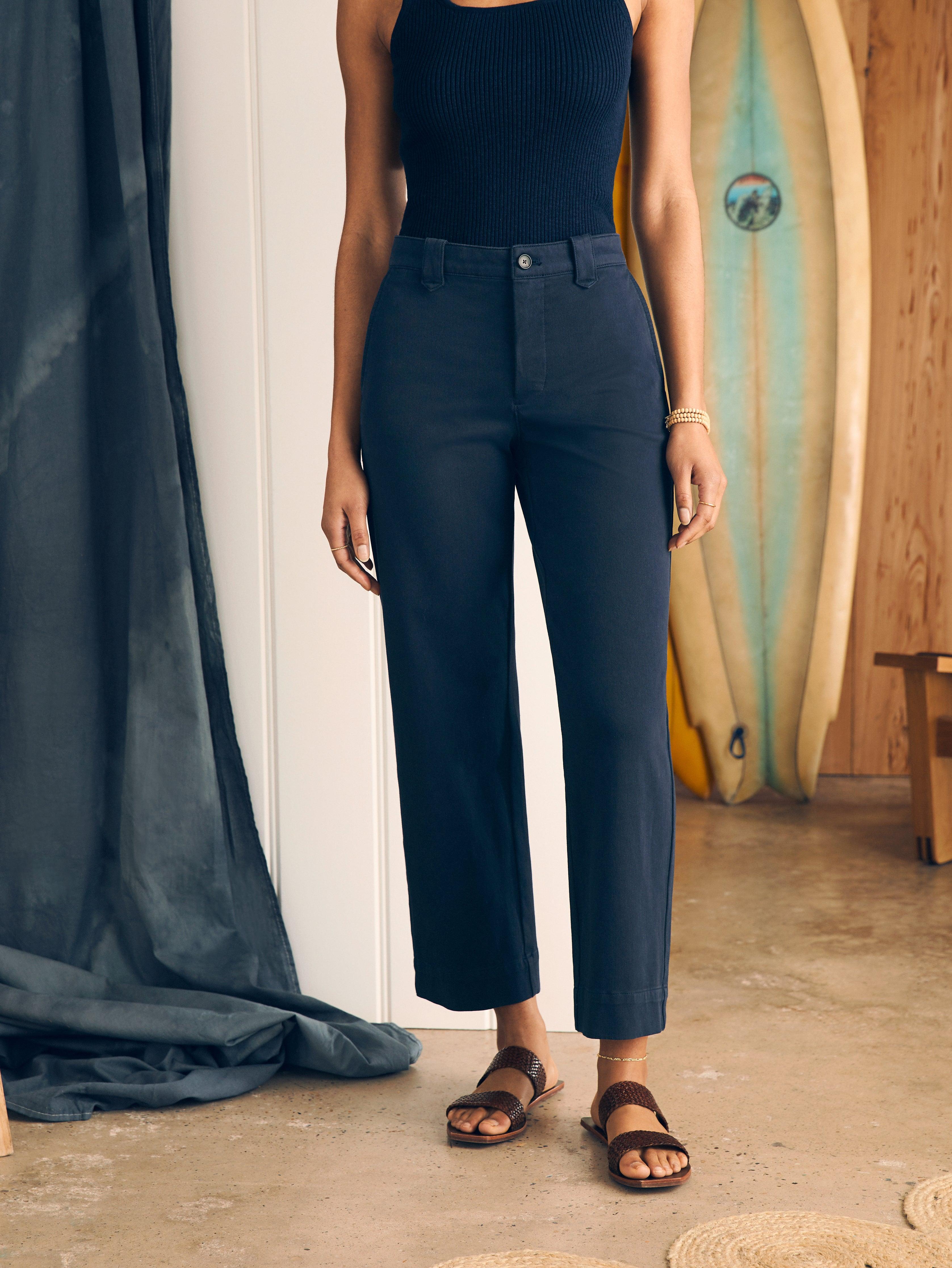 Coastline Stretch Chino - Navy Female Product Image