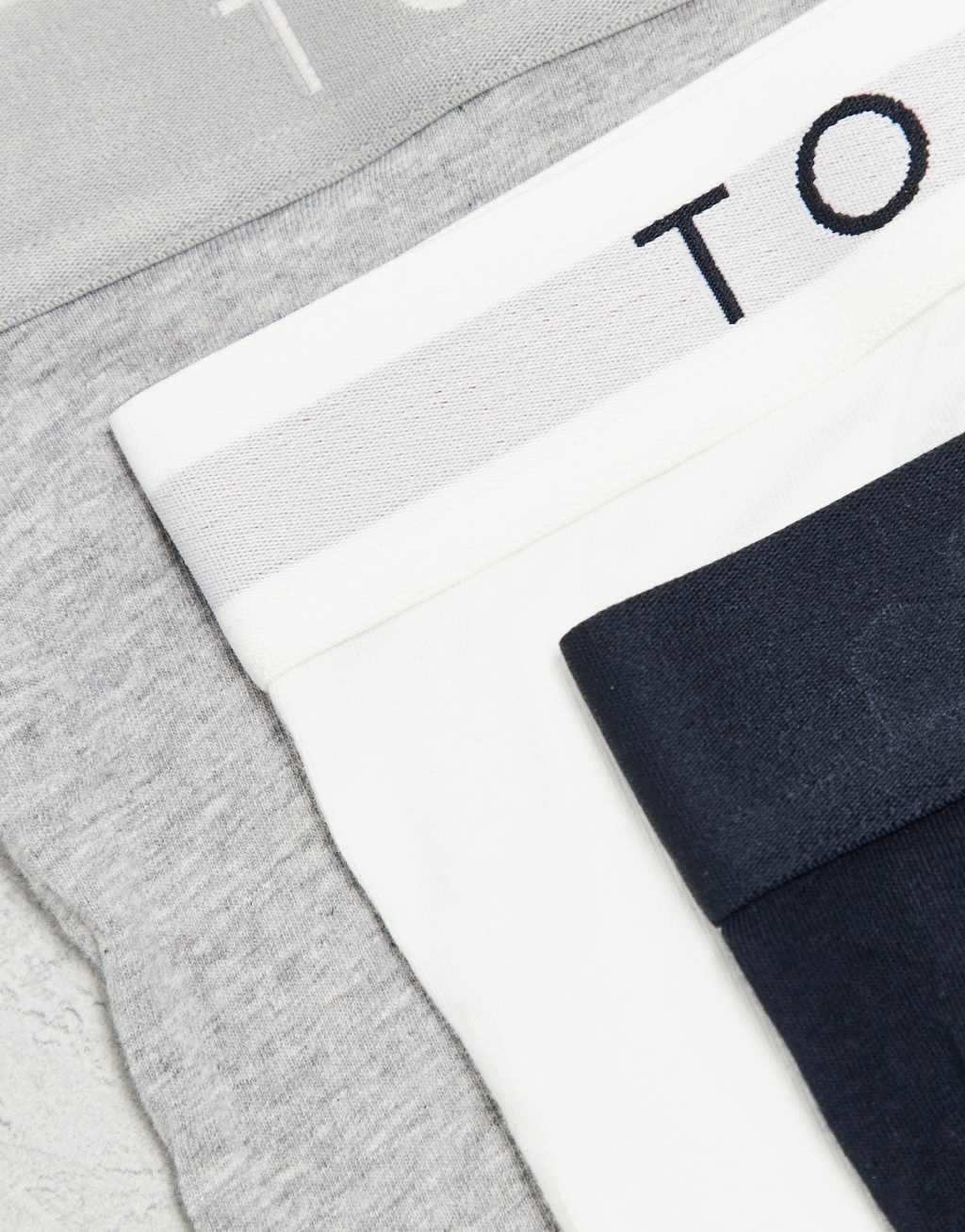 Tommy Jeans original 3 pack boxer briefs in navy/gray/white Product Image