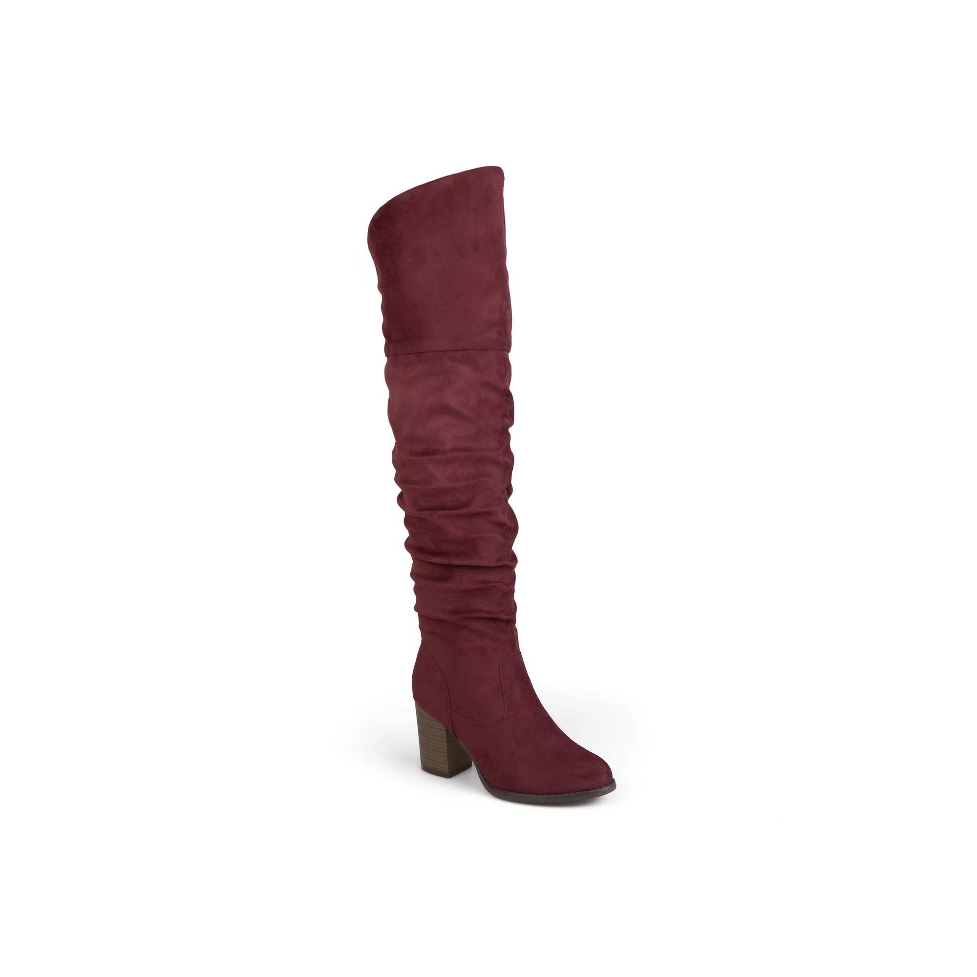 Journee Kaison Womens Tall Boots Grey Product Image