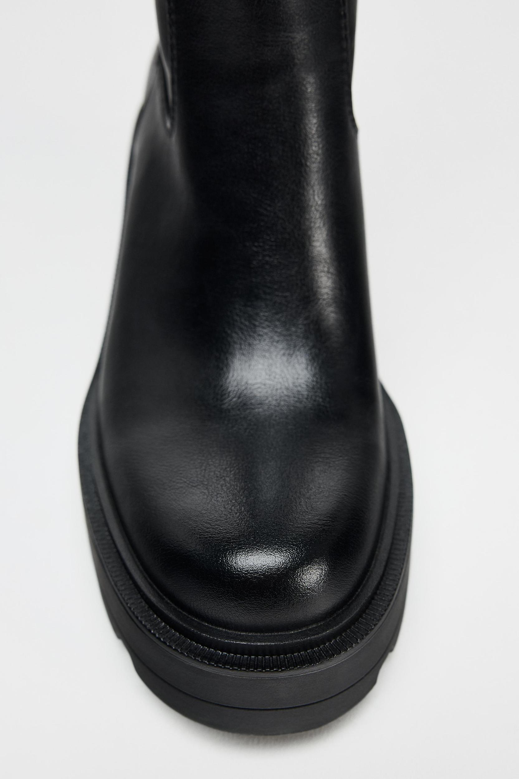 HEELED LUG SOLE BOOTS Product Image