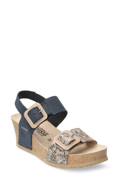 Mephisto Lissia (Navy Sandalbuck Combo) Women's Shoes Product Image
