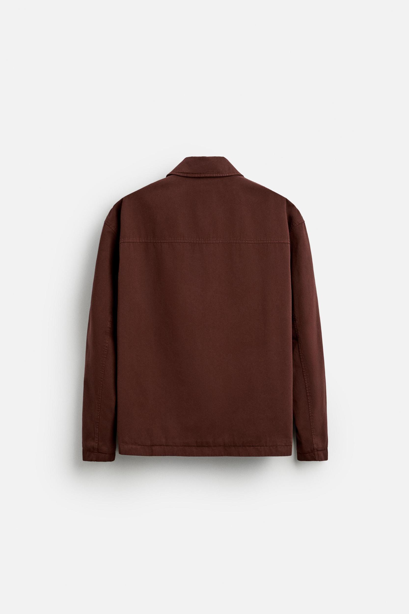 STRUCTURED TWILL OVERSHIRT Product Image