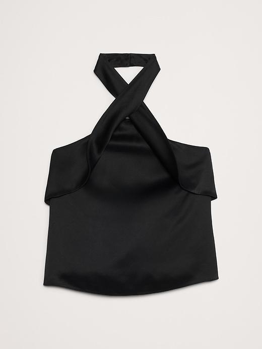 Italian Satin Halter Top Product Image