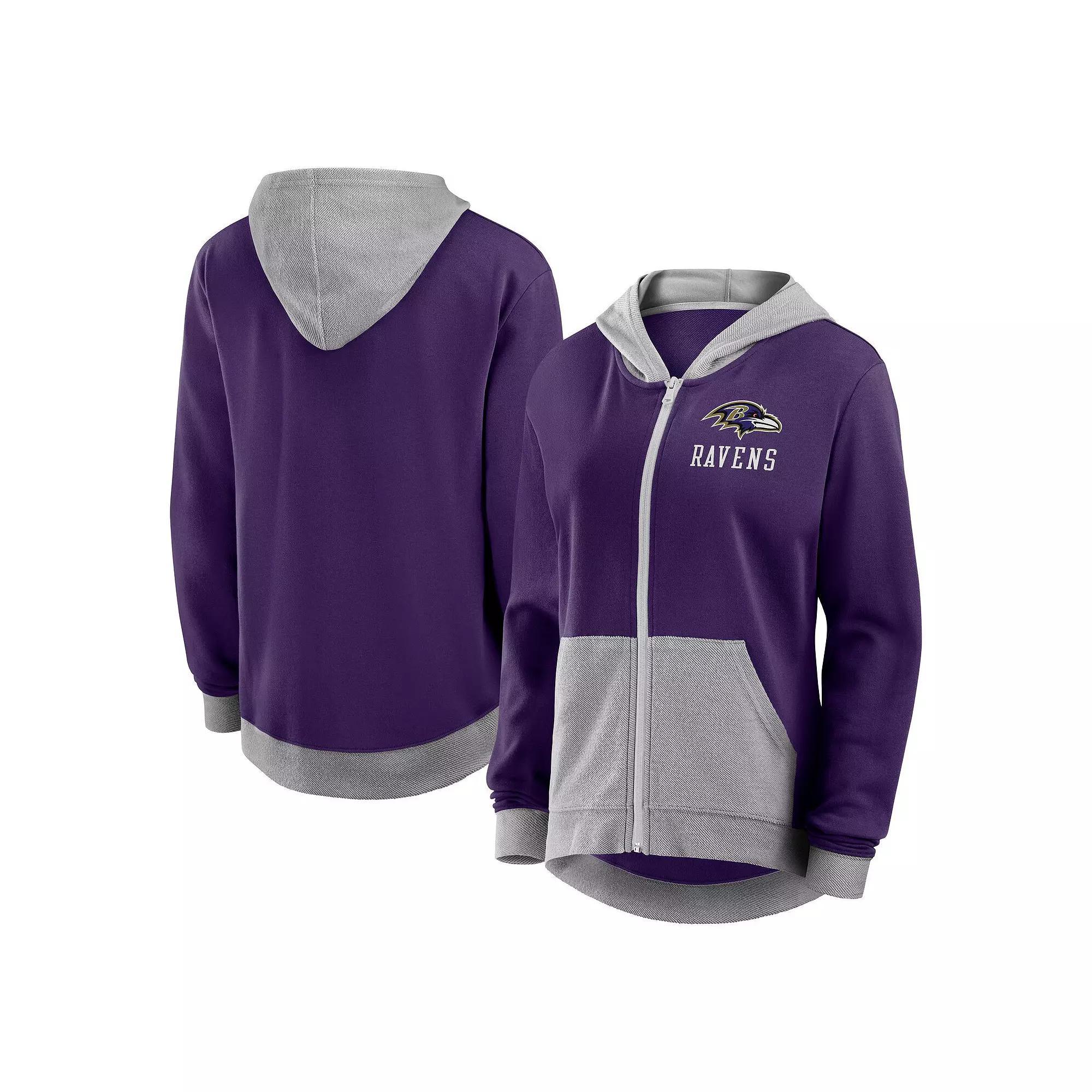 Women's  Burgundy Washington Commanders Hit It French Terry Full-Zip Hoodie, Size: XS, Wft Med Re Product Image