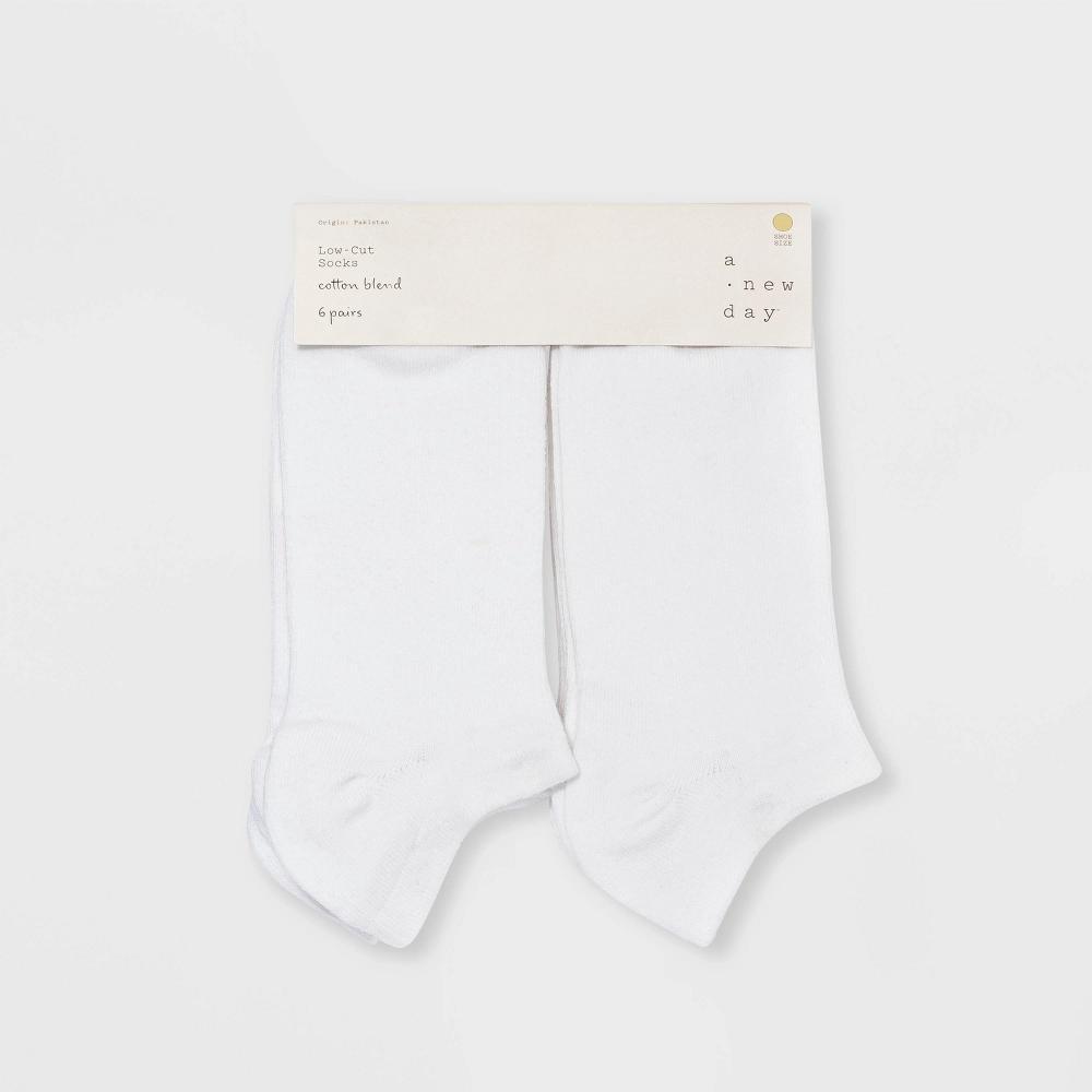 Womens 6pk Low Cut Socks - A New Day 4-10 Product Image