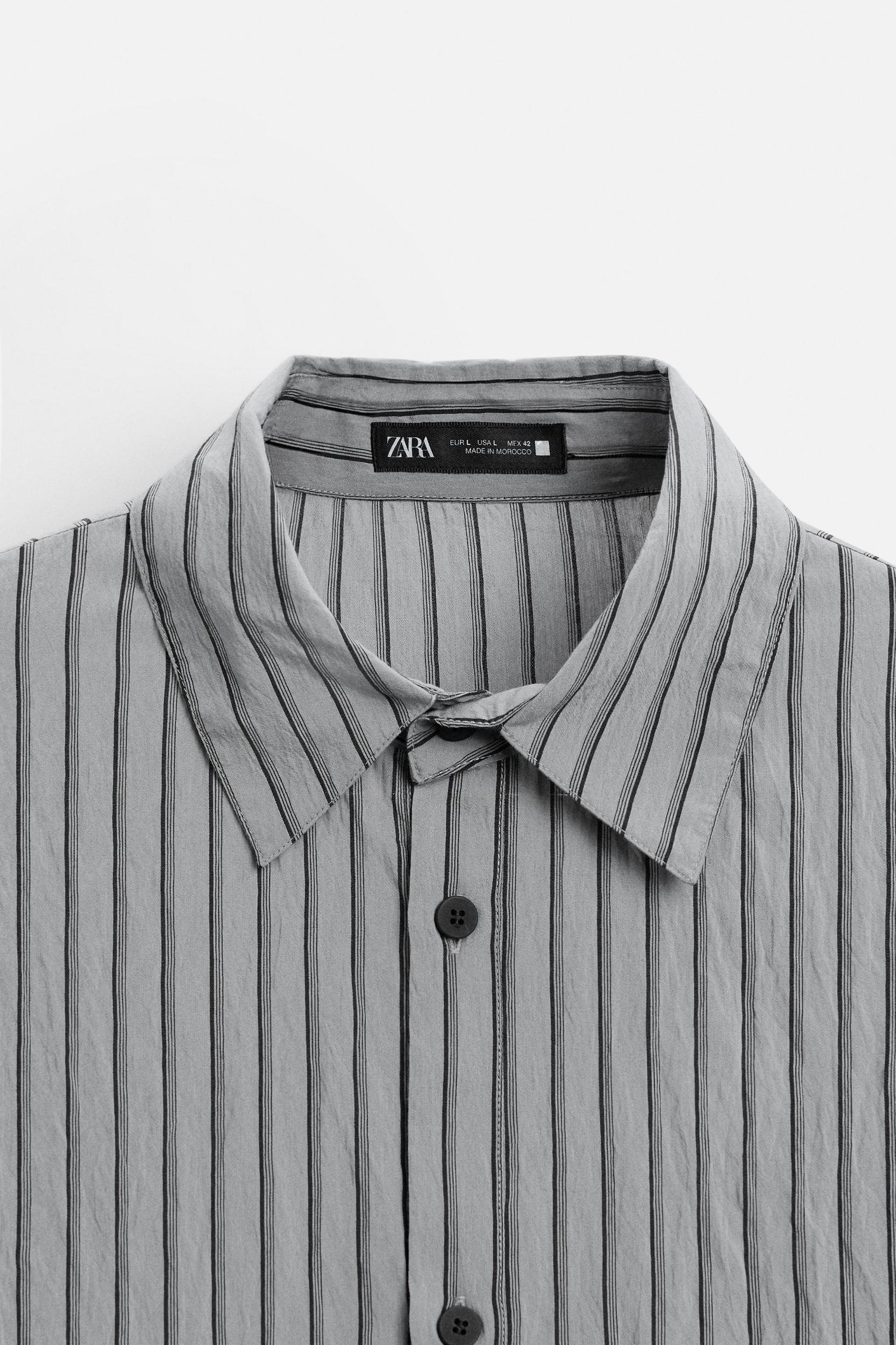 VISCOSE BLEND STRIPED SHIRT Product Image