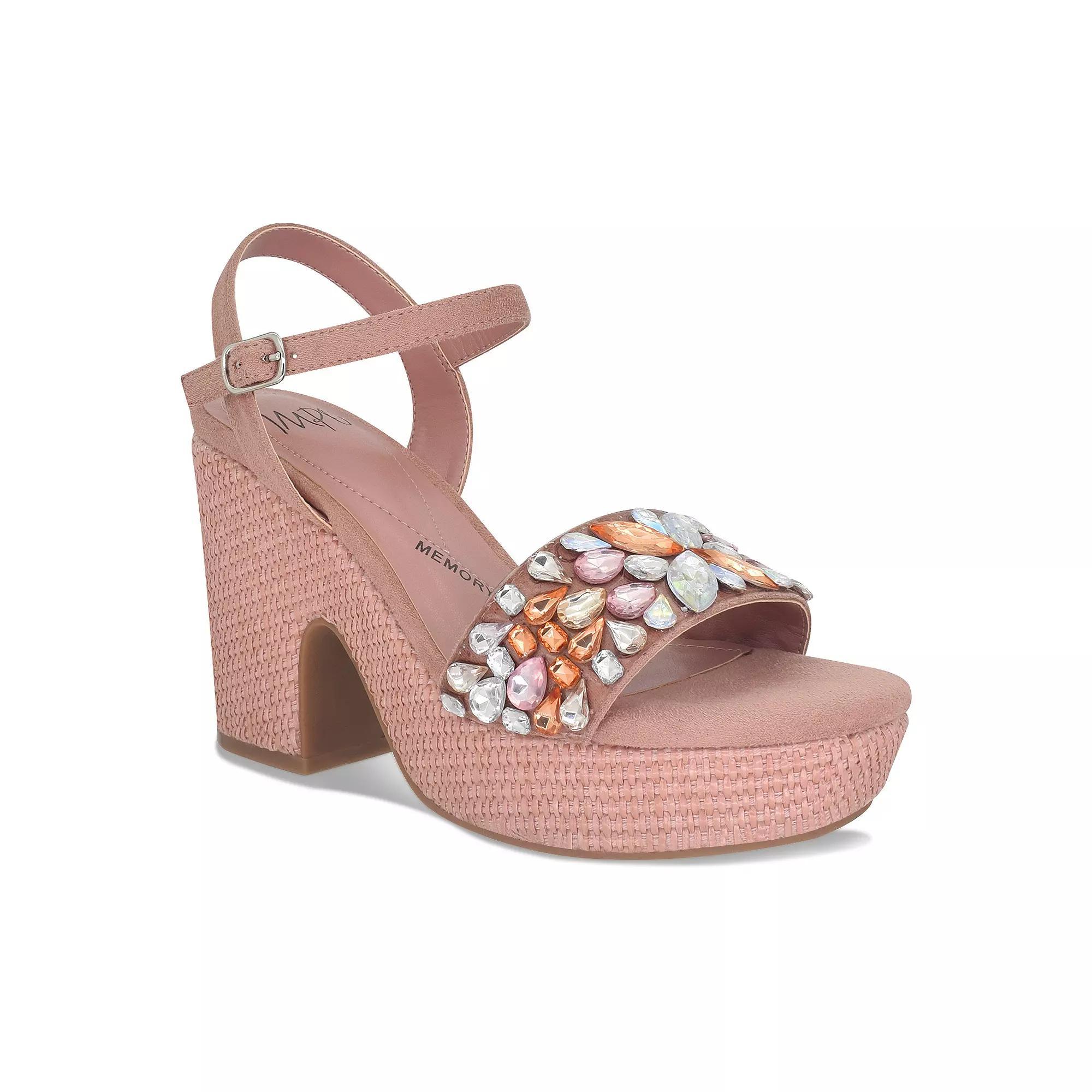Impo® Odely Embellished Women's Platform Sandals, Size: 7 Medium, Clay Pink Product Image