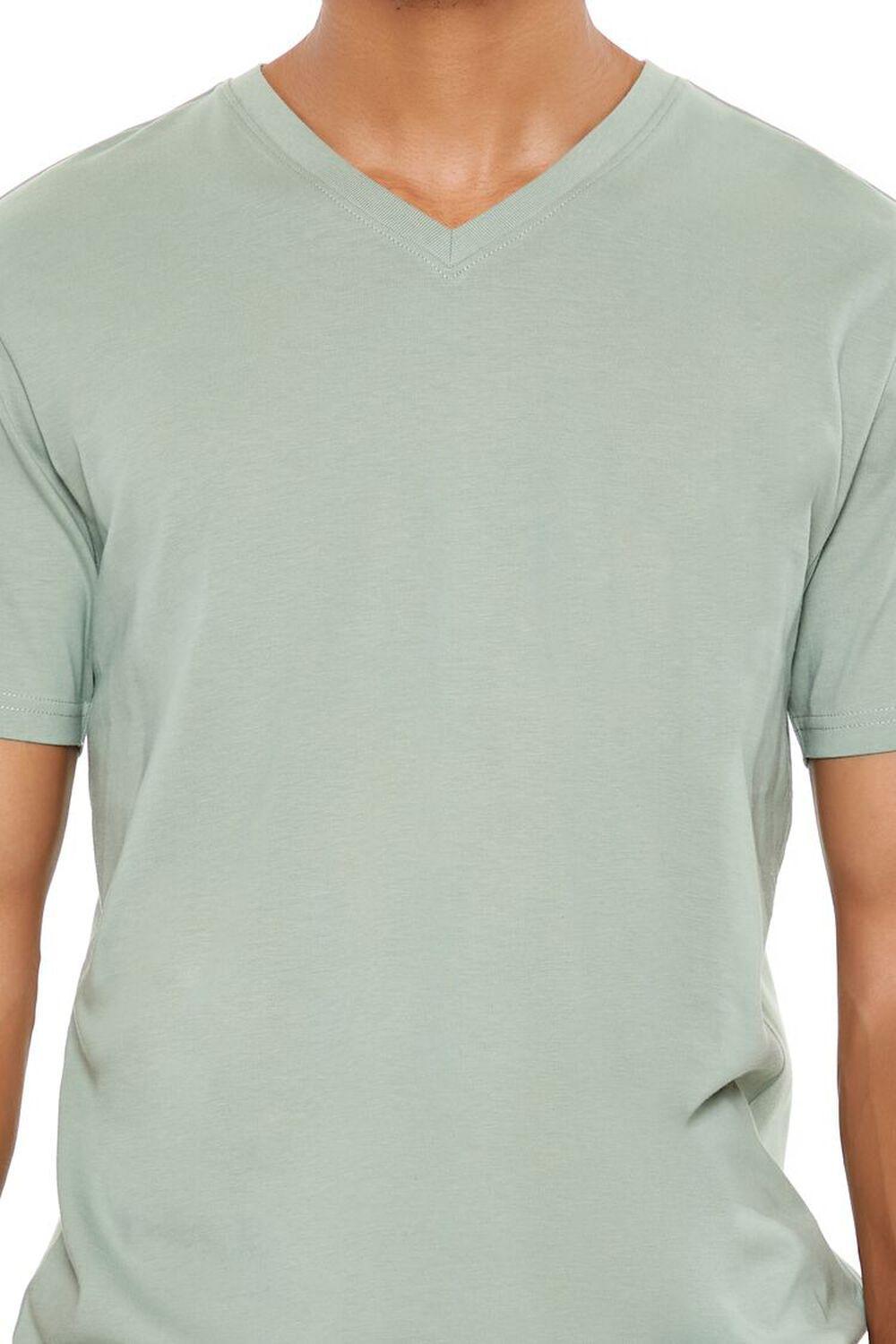 Basic Cotton V-Neck Tee | Forever 21 Product Image