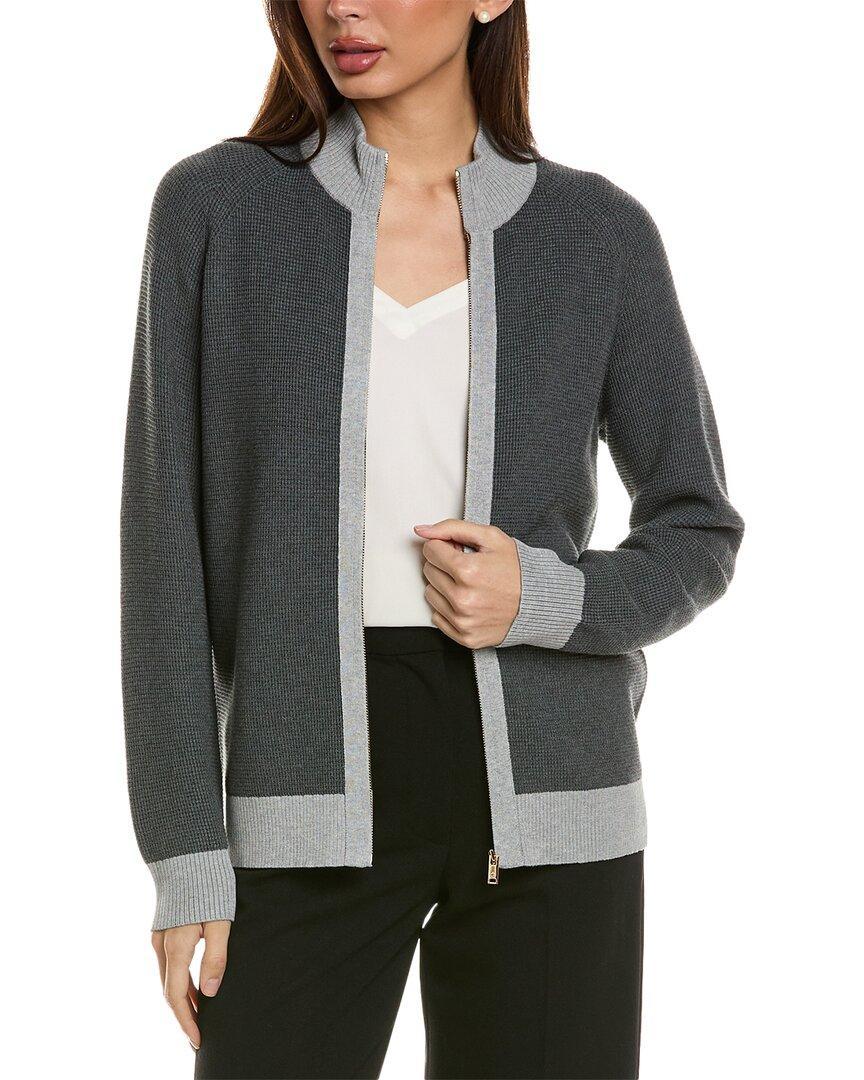 ST JOHN Spectator Jacket In Grey Product Image