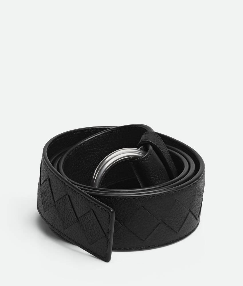 Men's D-Ring Belt in Black Product Image