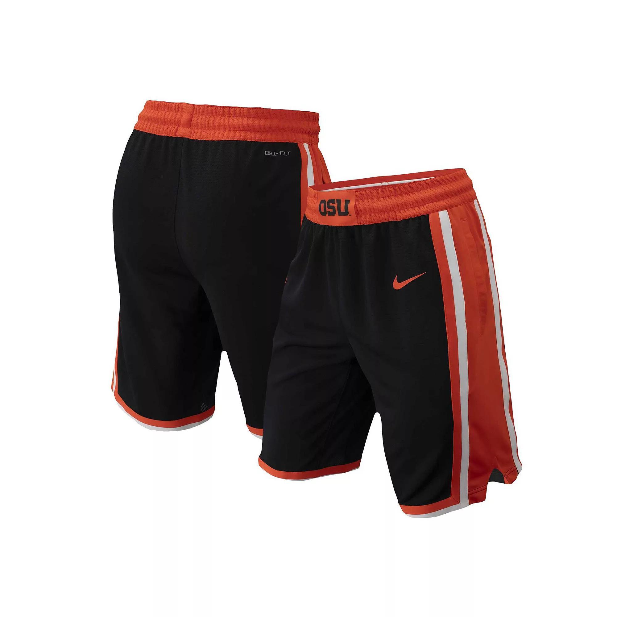 Men's Nike Black Oregon State Beavers Replica Performance Basketball Shorts, Size: Medium Product Image