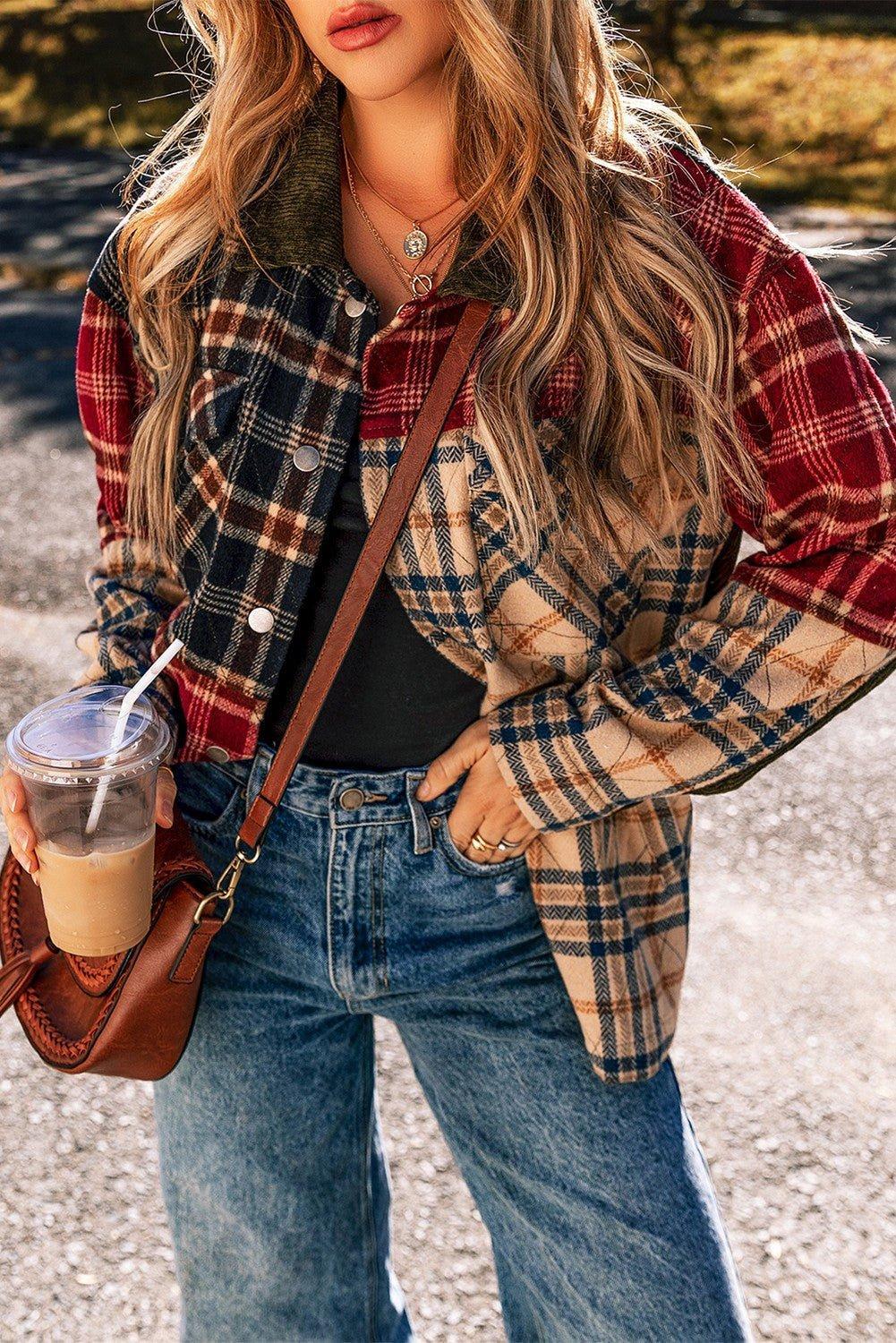 Part Of Nature Plaid Shacket Product Image