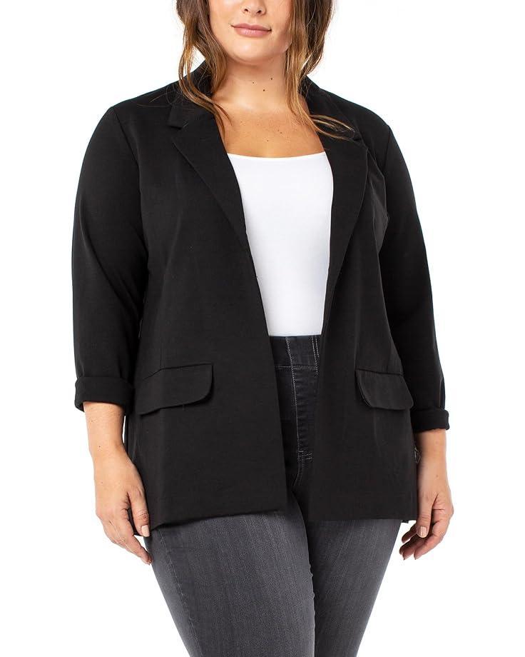 Fitted Knit Blazer Product Image