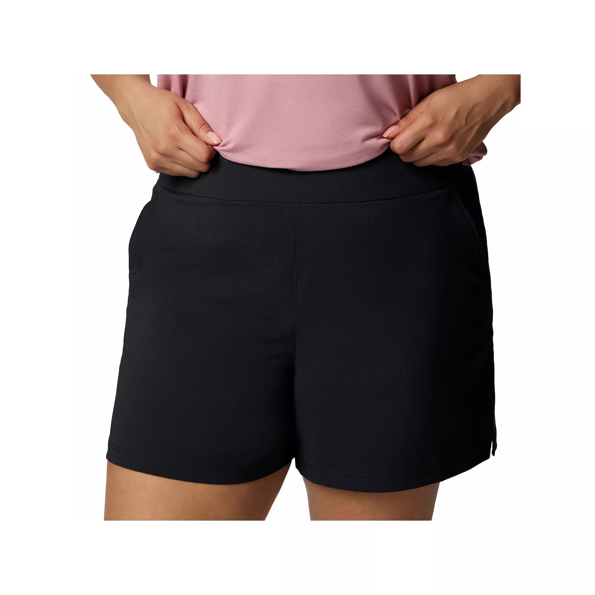 Plus Size Columbia All Seasons Shorts, Women's, Size: 2XL, Black Product Image