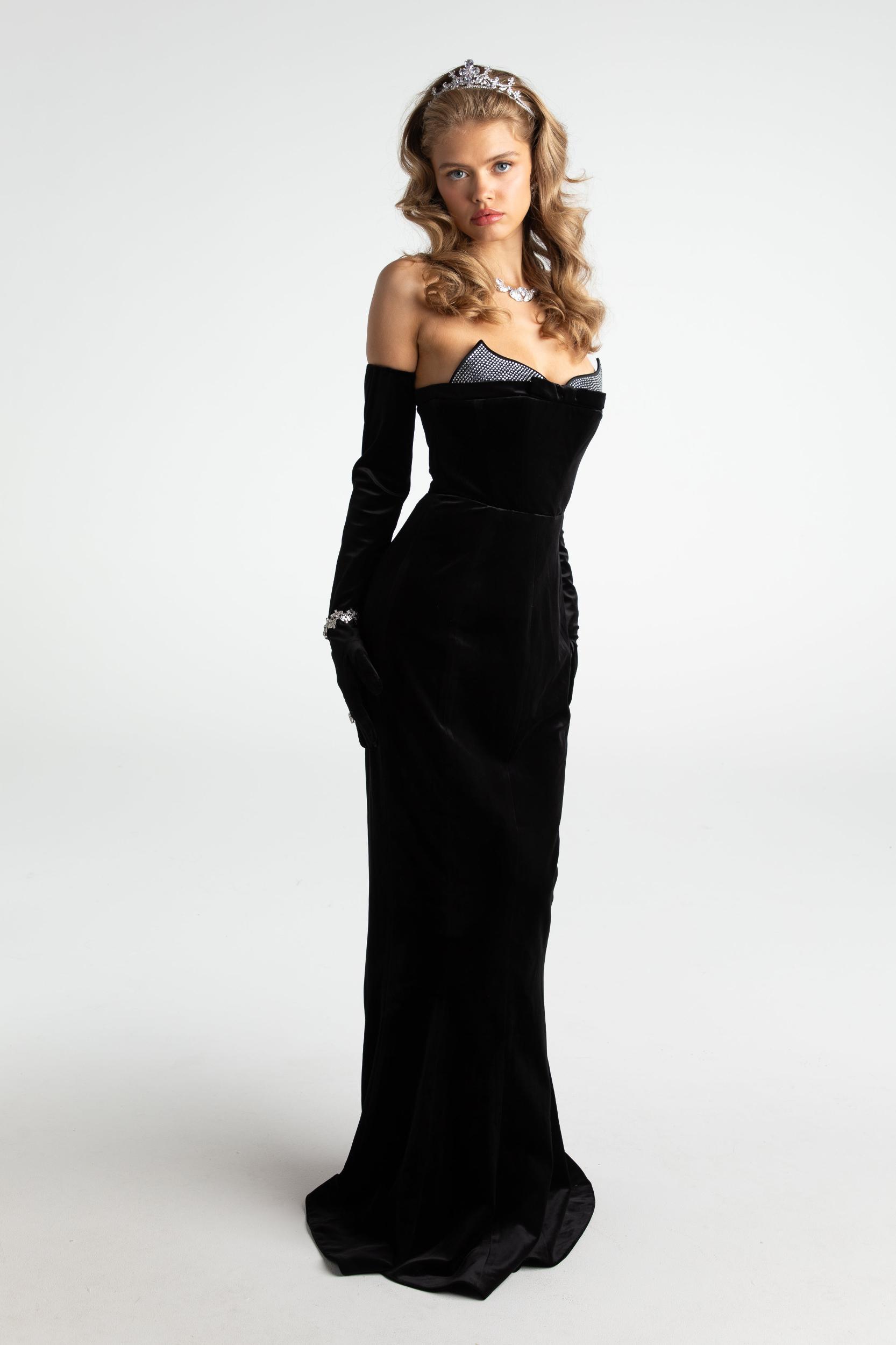 Juliana Velvet Dress (Final Sale) Product Image