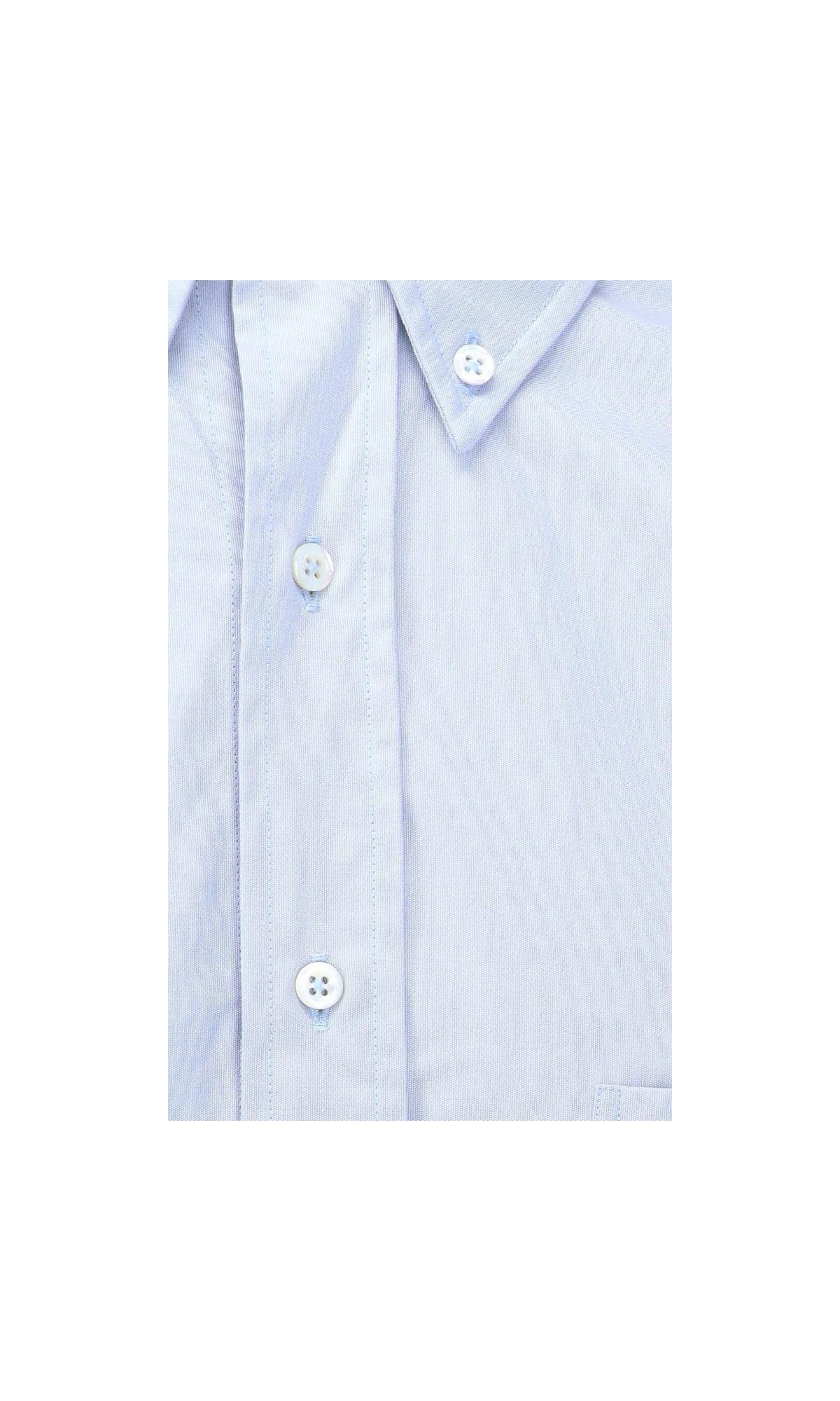 THOM BROWNE Classic Fit Cotton Button-down Shirt In Light Blue Product Image