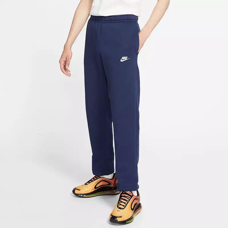 Big & Tall Nike Sportswear Club Fleece Pants, Mens Dark Gray Grey Product Image