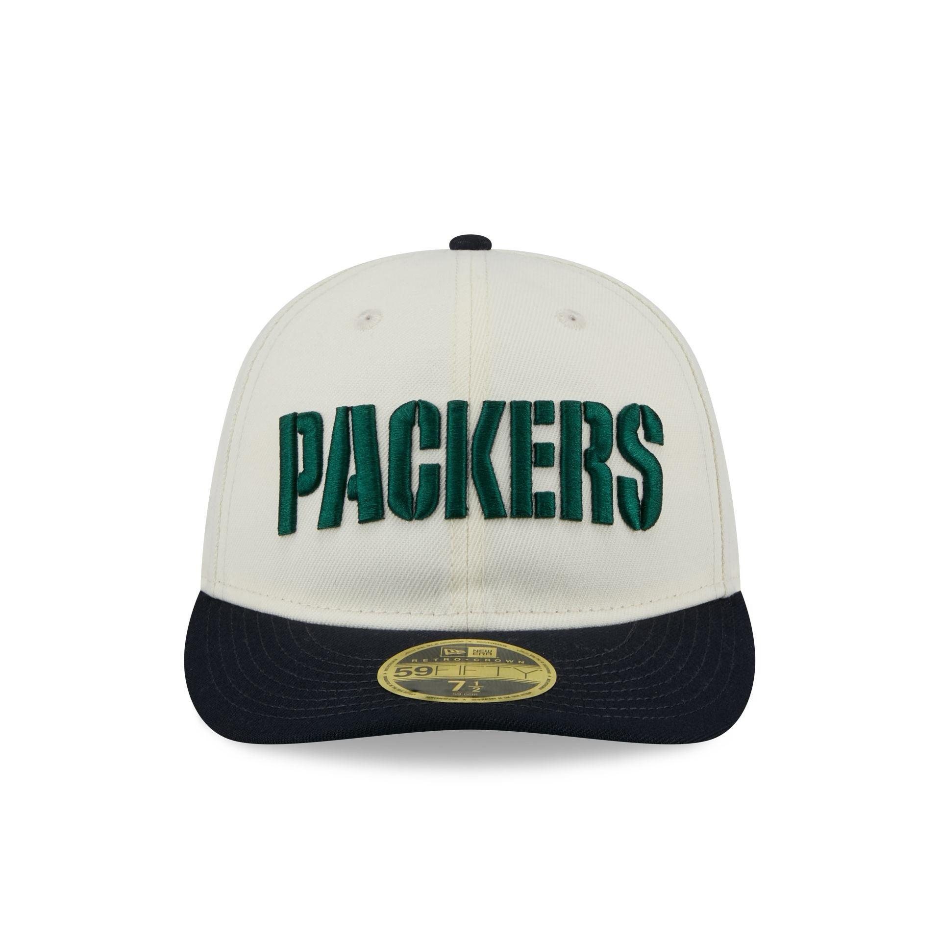 Green Bay Packers Forest Visor Retro Crown 59FIFTY Fitted Hat Male Product Image