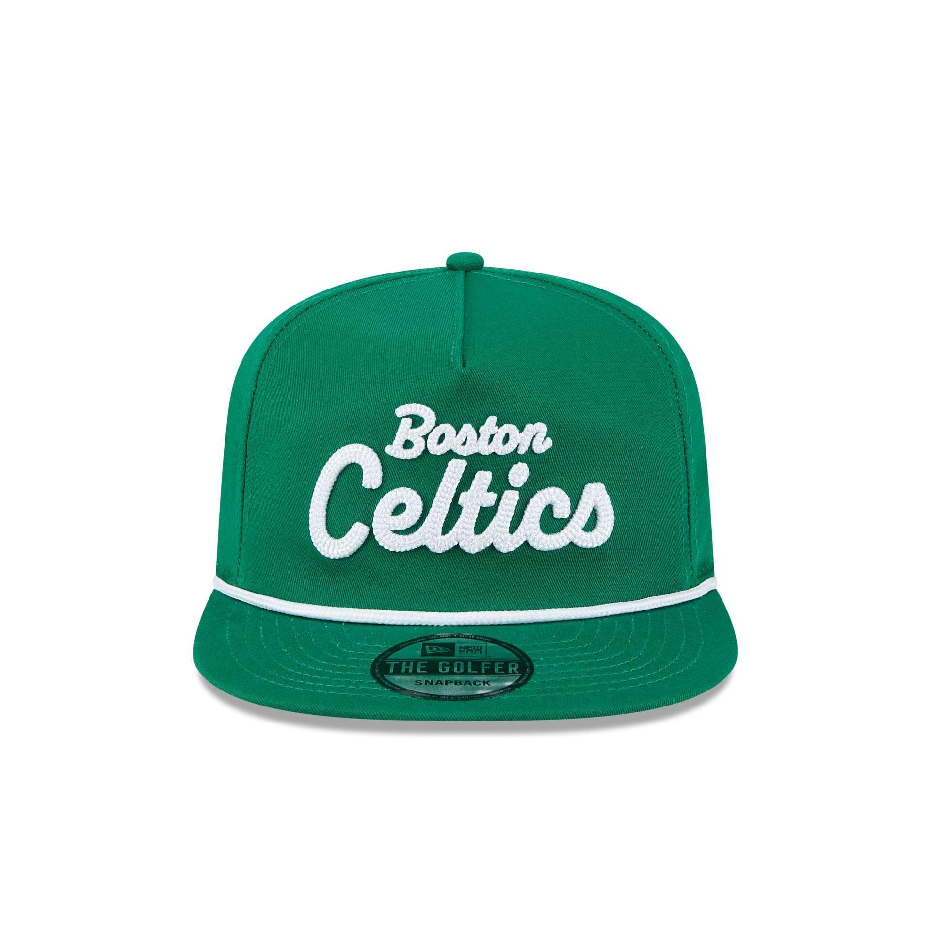 Boston Celtics Team Text Golfer Hat Male Product Image