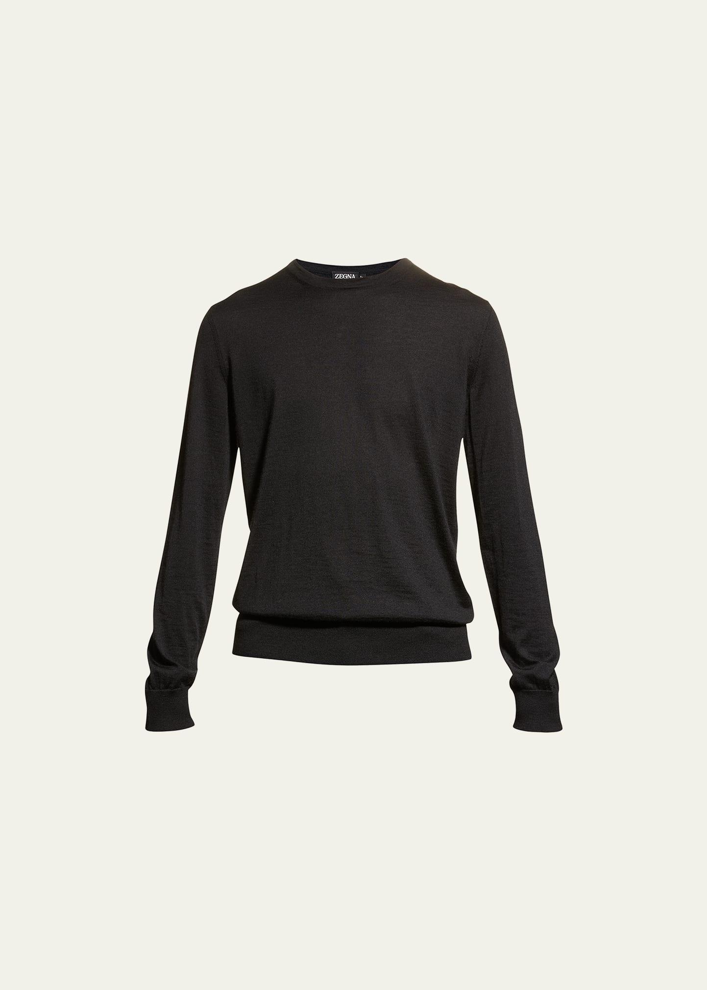 Mens Cashmere Crewneck Sweater Product Image