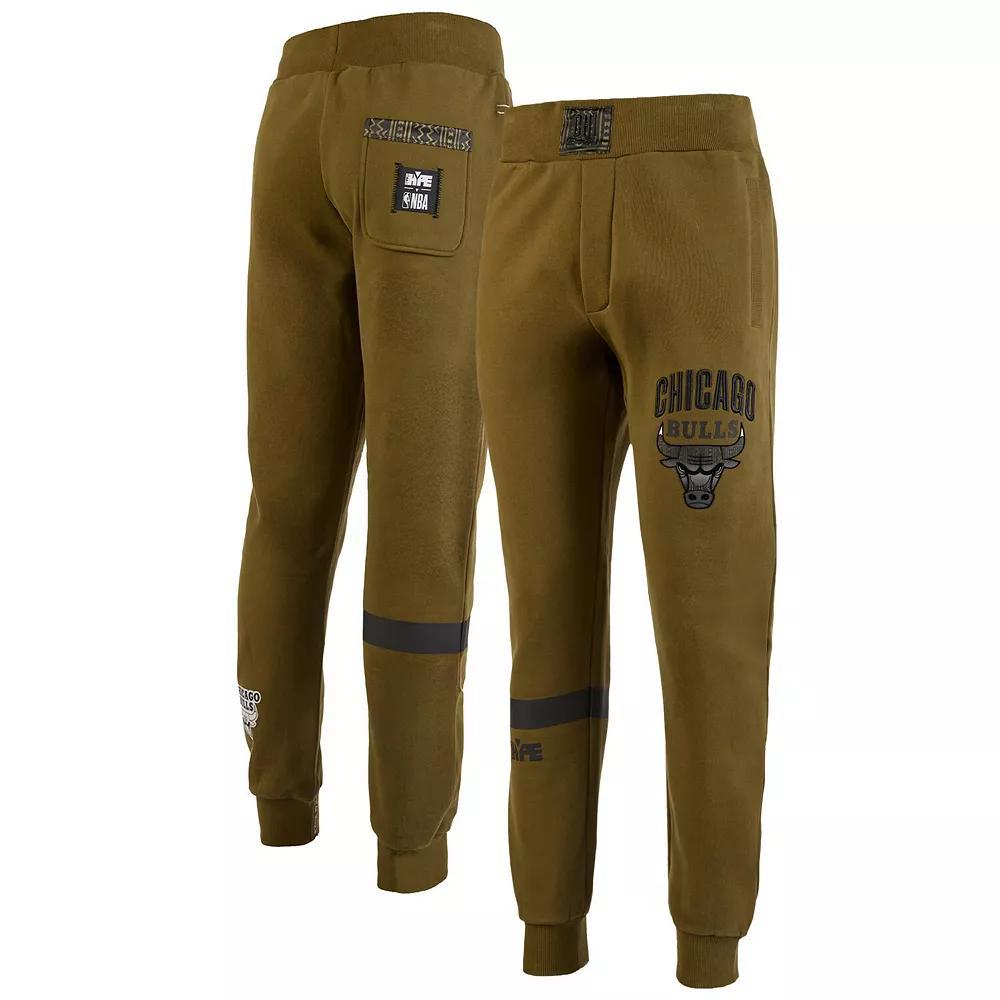 Men's NBA x Two Hype  Olive Chicago Bulls Culture & Hoops Collection Premium Jogger Pants, Size: XL, Team Product Image