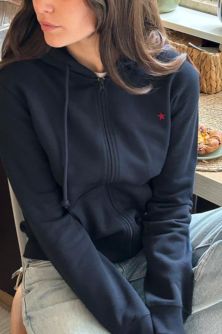 Sweatshirt zip star Product Image