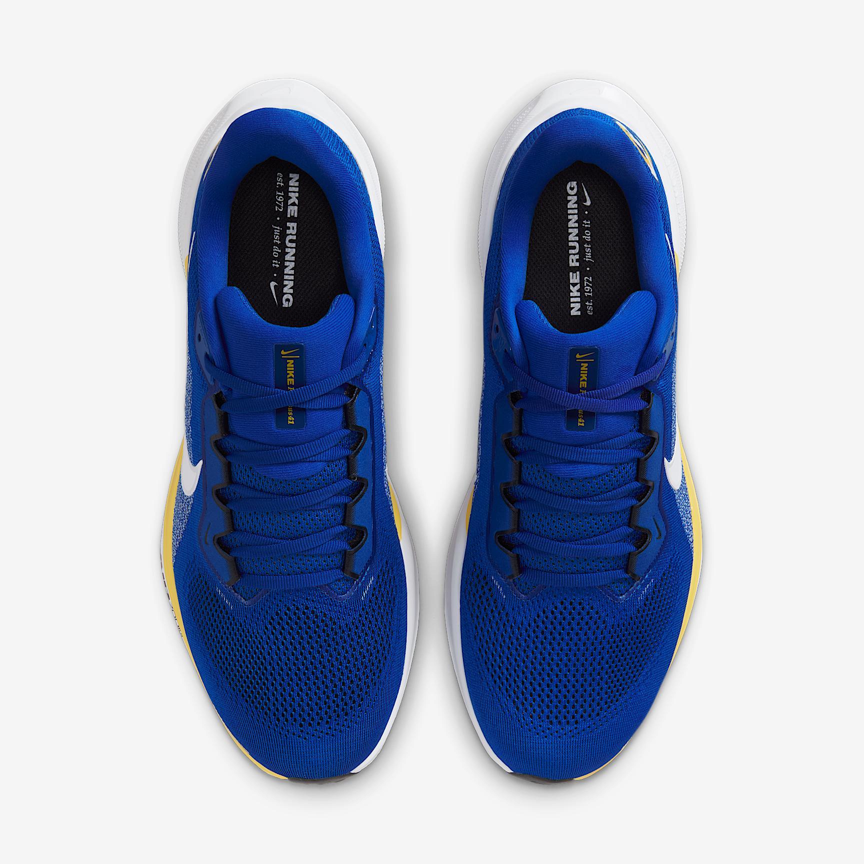Los Angeles Rams Pegasus 41 Men's Nike NFL Road Running Shoes Product Image