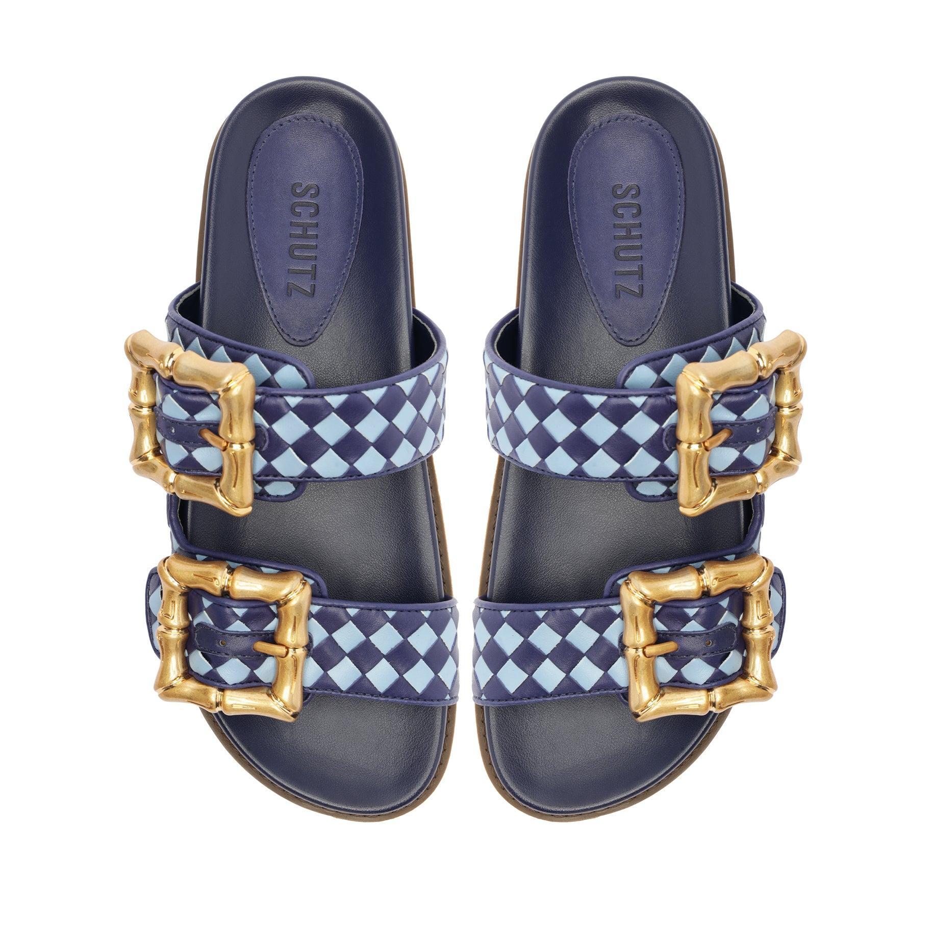 Enola Sporty Woven Leather Sandal Product Image