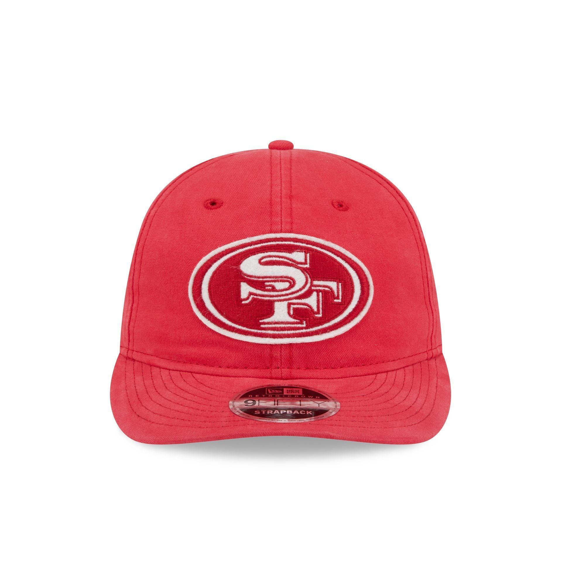 San Francisco 49ers Canvas Felt Retro Crown 9FIFTY Strapback Hat Male Product Image