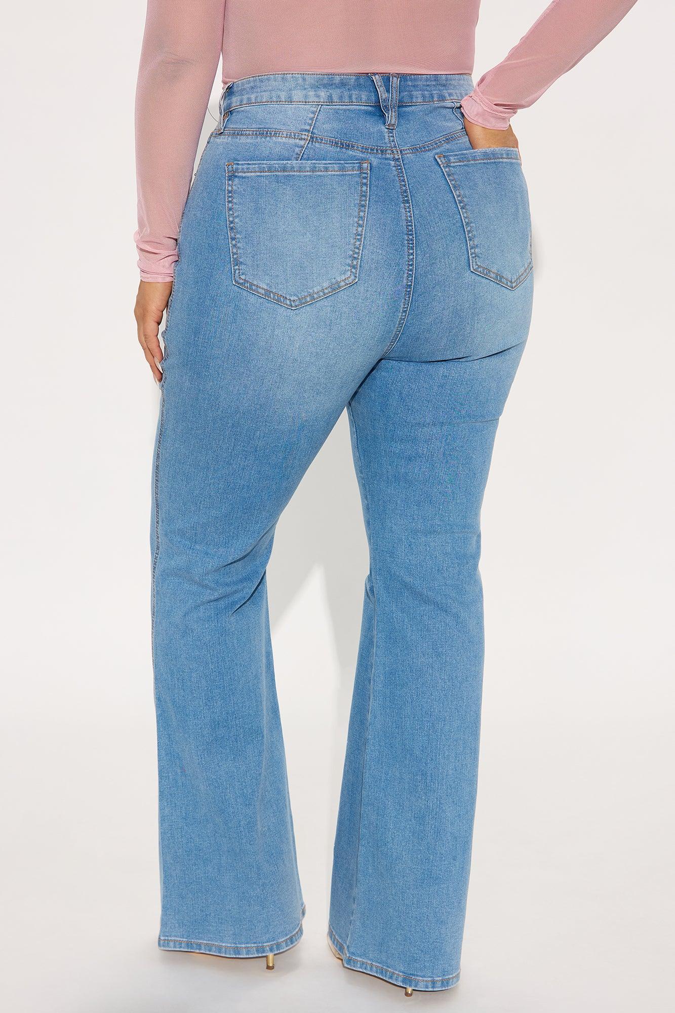 Beatrice Mid Rise Flare Jeans - Medium Wash Product Image