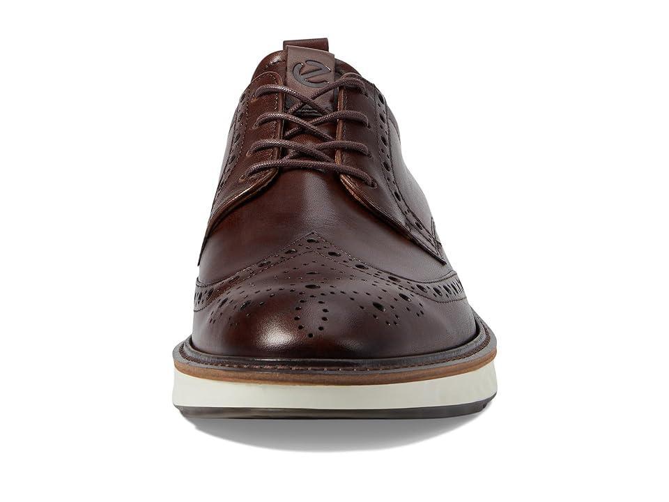 ECCO ST1 Hybrid Brogue Tie (Cocoa ) Men's Shoes Product Image