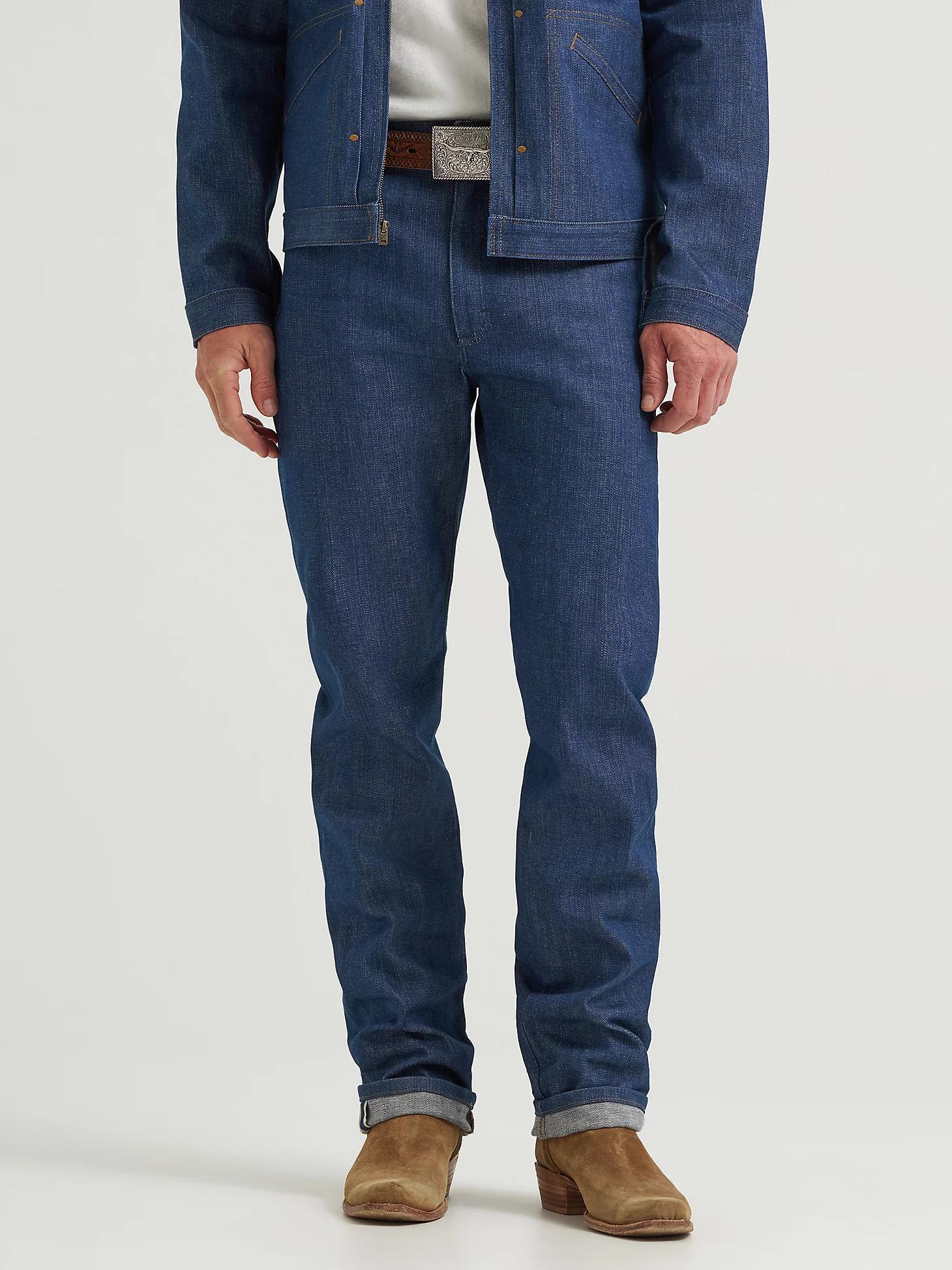 Men's 13MWZ Raw Selvedge Jean | Men's JEANS | Wrangler® Product Image
