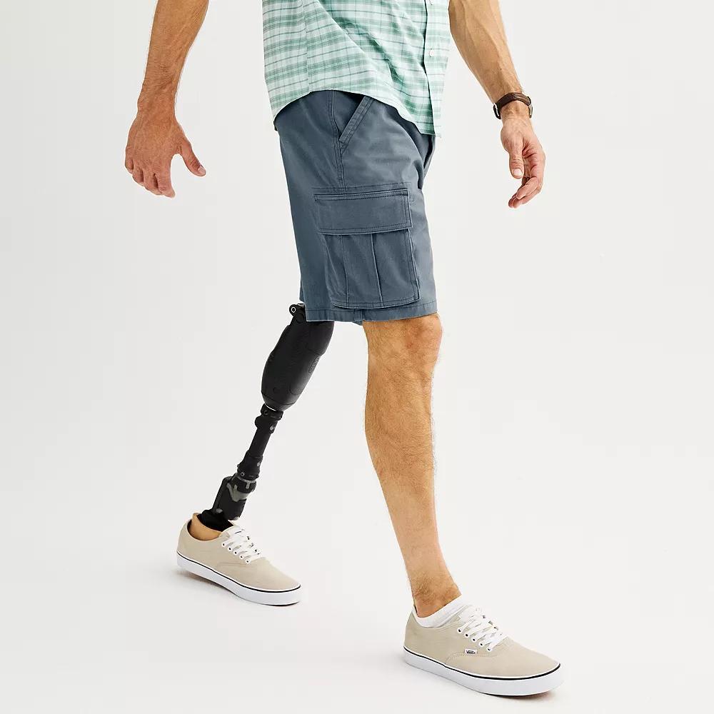 Mens Sonoma Goods For Life 10 Adaptive Flexwear Cargo Shorts Product Image