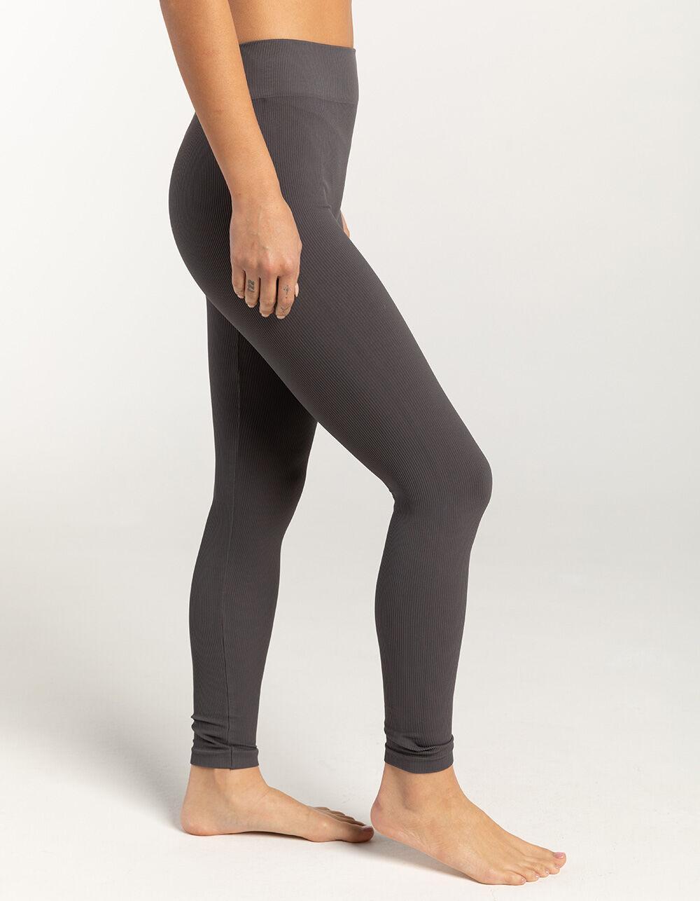 TILLYS Seamless Womens Leggings - CHARCOAL Product Image