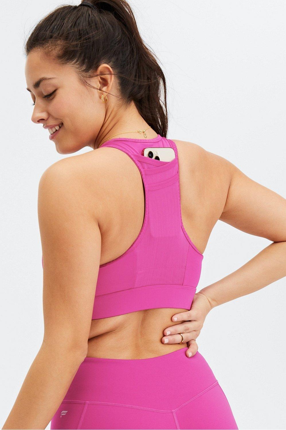 Fabletics Trinity High Impact Sports Bra Womens purple plus Size 4X Product Image